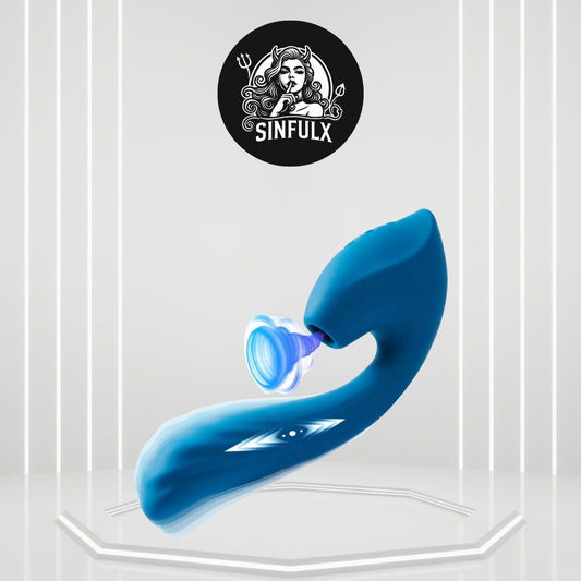 VoltVibe Clitoral Suction Dildo Vibrator - SinfulX
