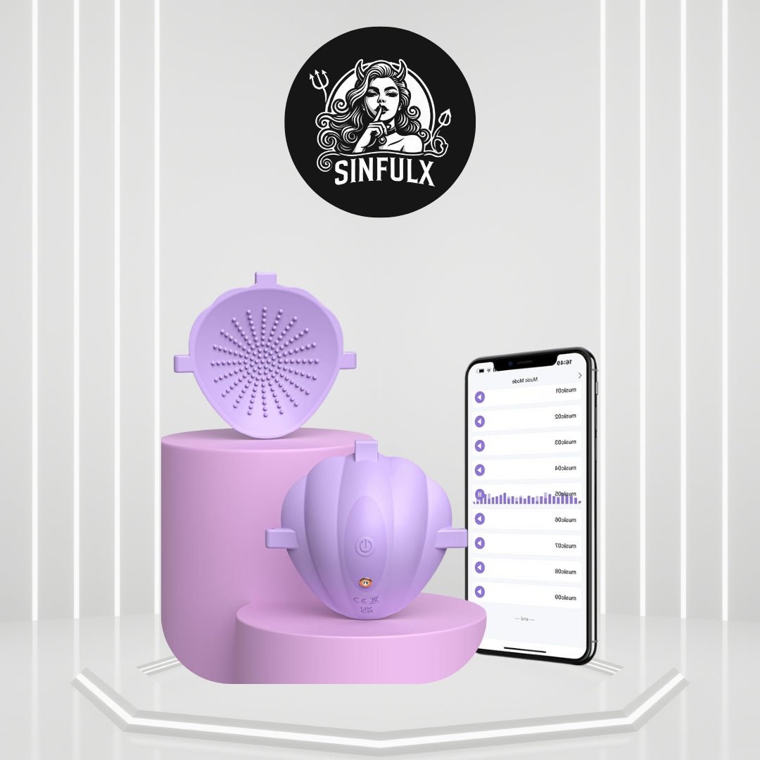 WhisperVibe Wearable App Control Nipple Stimulators - SinfulX
