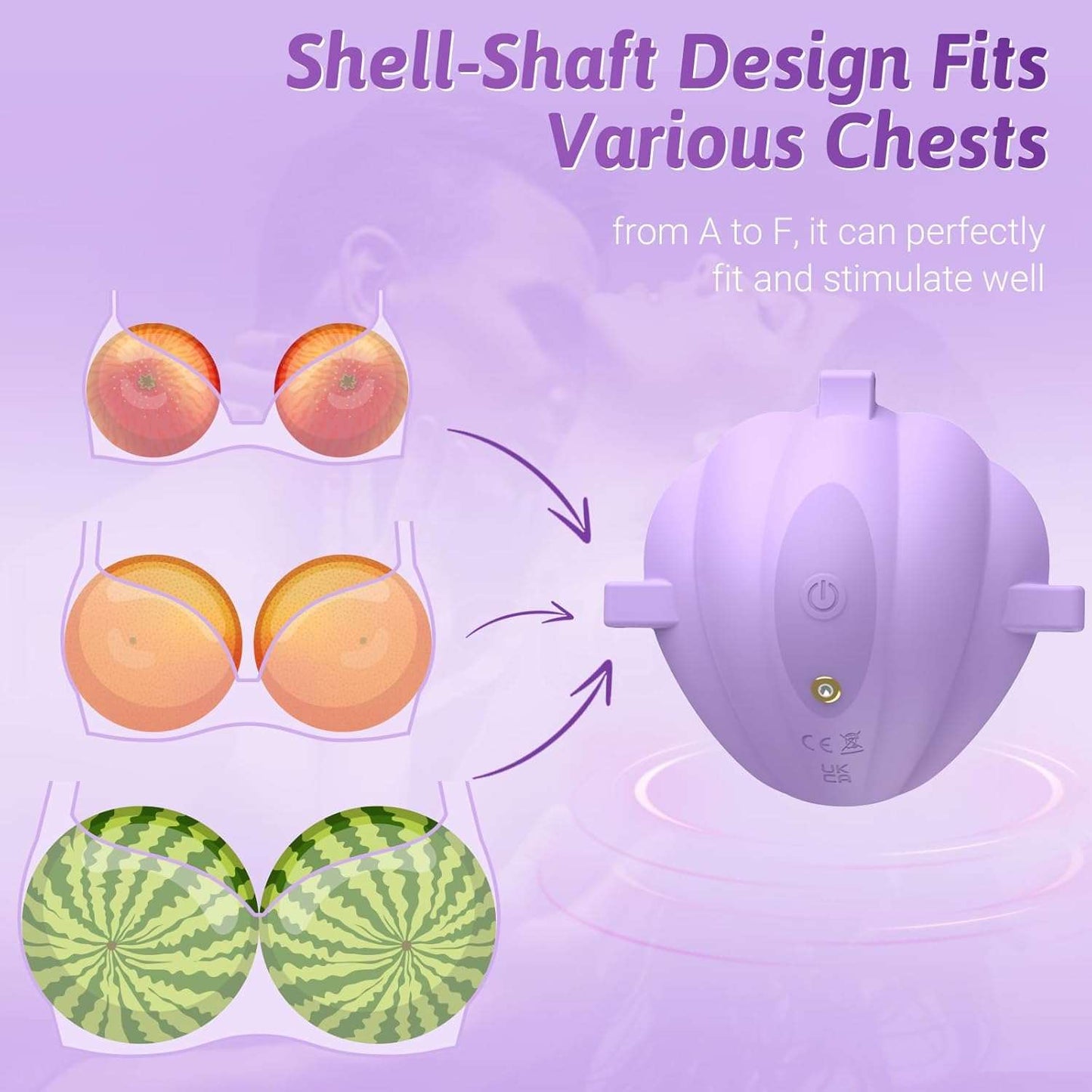 WhisperVibe Wearable App Control Nipple Stimulators - SinfulX