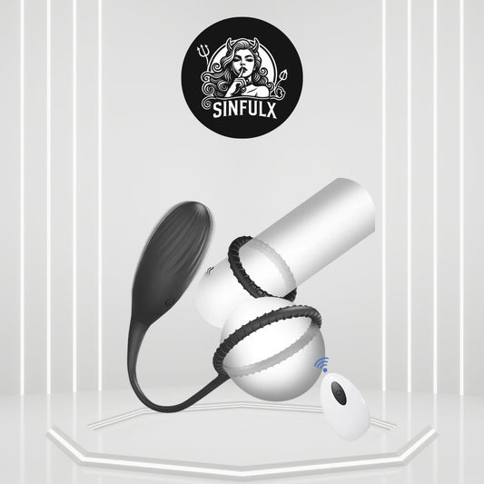 Wireless Control Prostate Massager Cock Ring - SinfulXProstate Massager Penis Ring