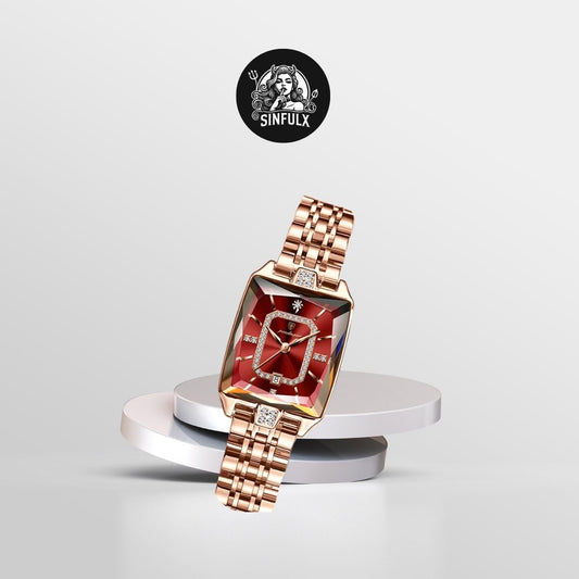 Women’s Luxury Rectangle Watch - SinfulXWomen's Watch