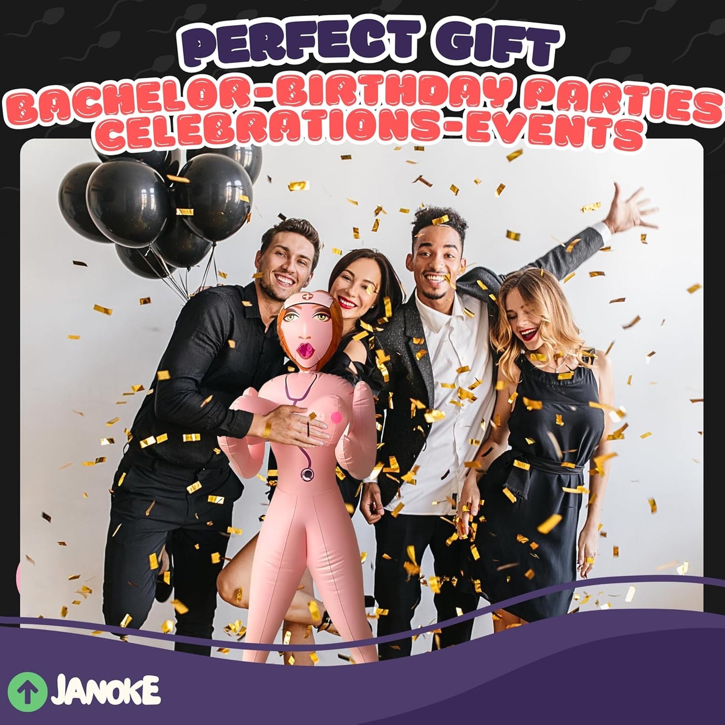 Life - Size Blow - Up Party Doll - SinfulX - Blow - Up Doll