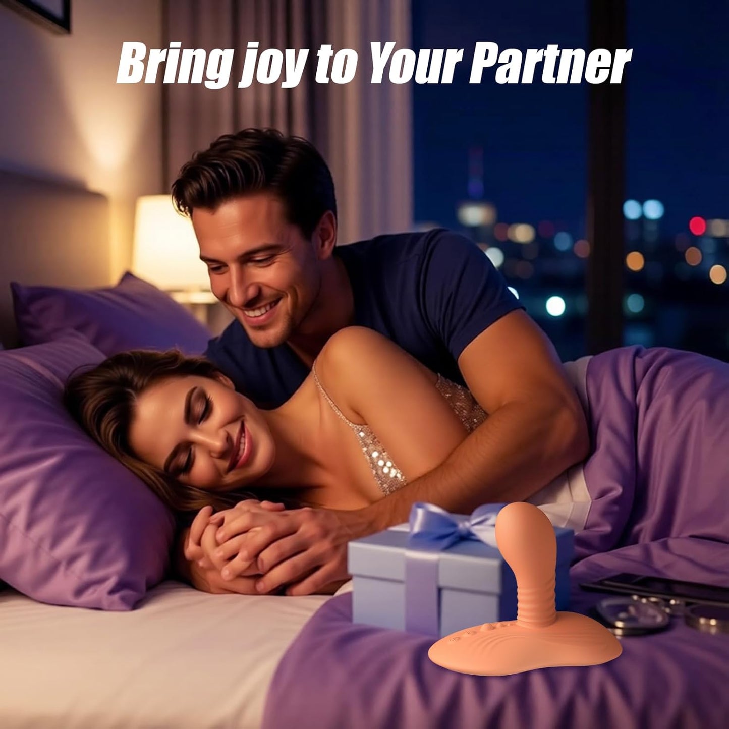 Prostate Massager Anal Dildo Anal Toys, Riding Grinding Strap - On Dildos Adult Toys with 9 Rotating & Vibrating Suction Cup, Butt Plug Male Sex Toys for Men Sex Toy Anal Plug G Spot Vibrator New - SinfulX -