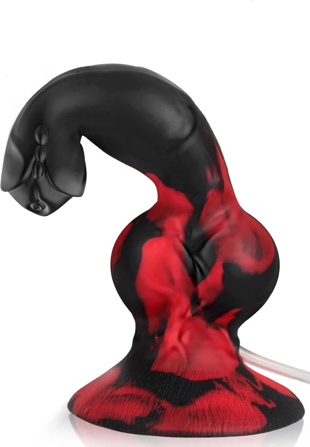 Squirting Dildo Sex Toys, 8.3'' Silicone Dildo Soft with 2 Knots, Dildos with Suction Cup, Sex Toy - SinfulX -