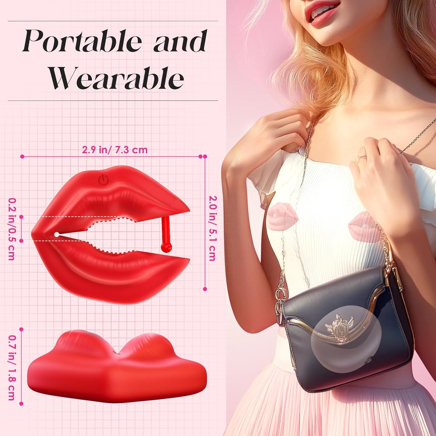 Nipple Clamps Sex Toys Vibrator - Upgrade Adjustable BDSM Nipple Toys with Smart Al APP Vibrators, Vibrating Nipple Clamps with Dust-Proof Storage Box, Adult Toys & Games for Women Couples