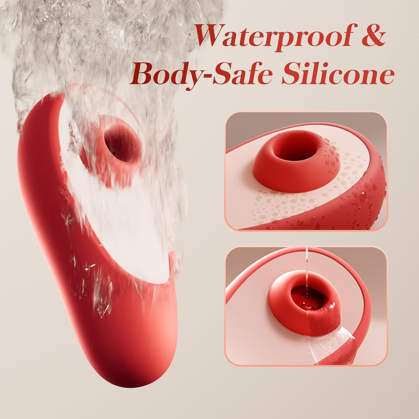 Sucking Vibrator Sex Toys for Women – 7 Sucking Vibrating Modes Clitoral Stimulator, Rechargeable Mini Discreet Adult Toys for Female Couples Men Rose Sex Toy - SinfulX -