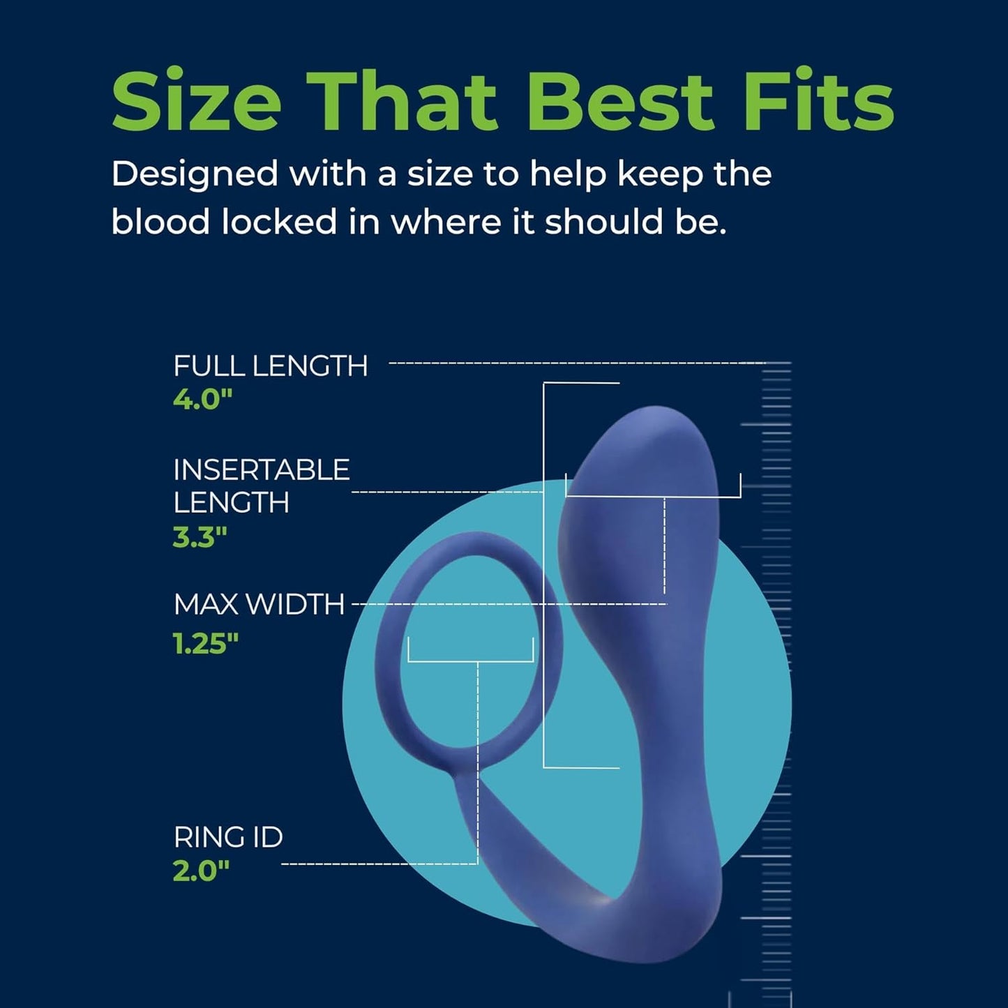 FlexLockX Prostate Massager Cock Ring Silicone Beginner Fit - SinfulX - Personal Care > Sexual Wellness > Prostate Massager Cock Ring