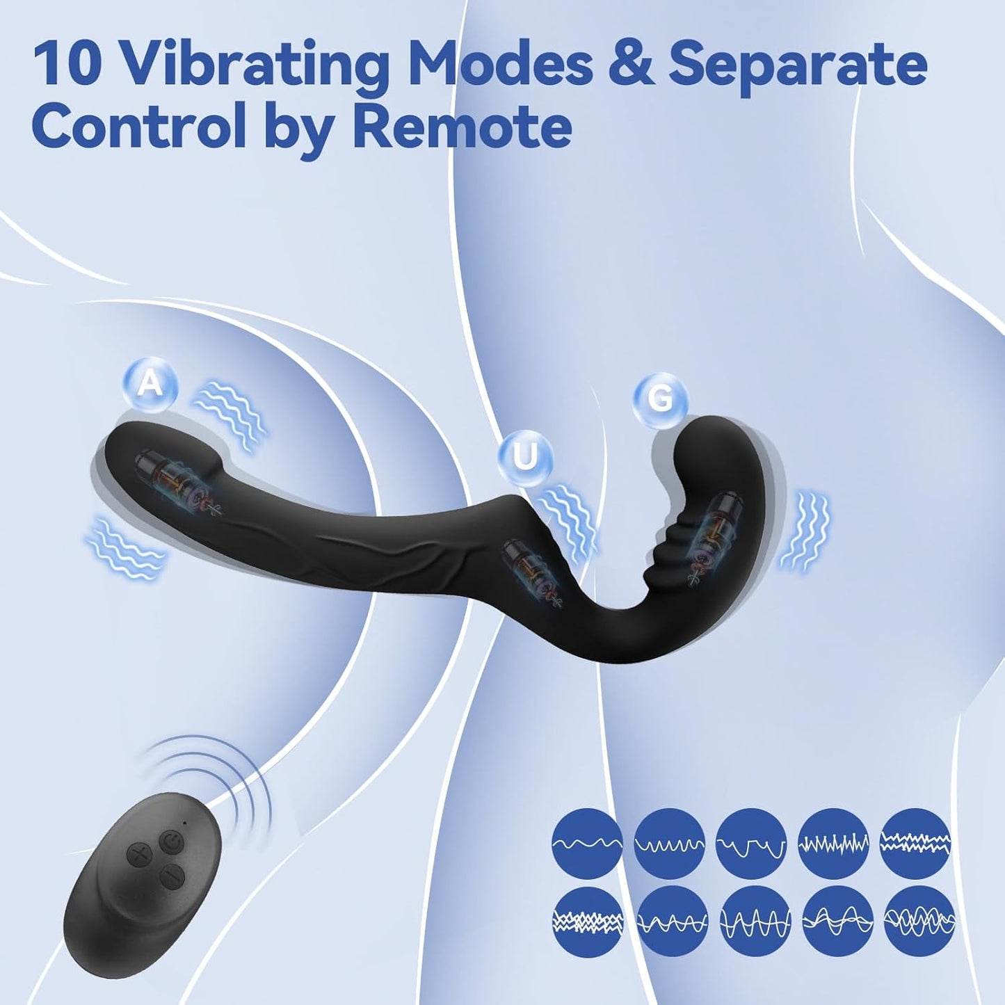 EchoRide Strapless Strap On Vibrator Remote Control - SinfulX - Personal Care > Sexual Wellness > Strapless Strap - On