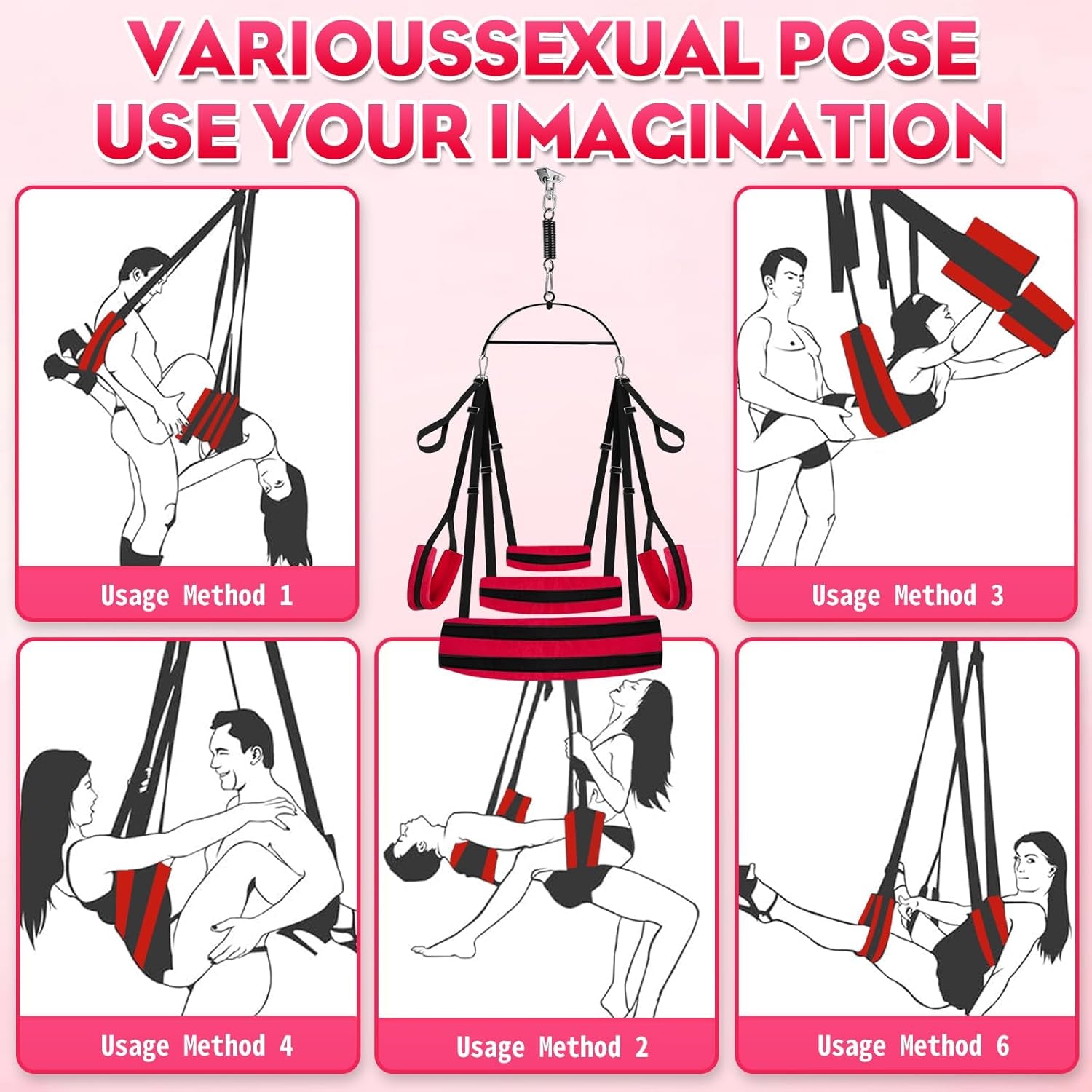 OrbitLift 360° Rotating Sex Swing 800lb - SinfulX - 