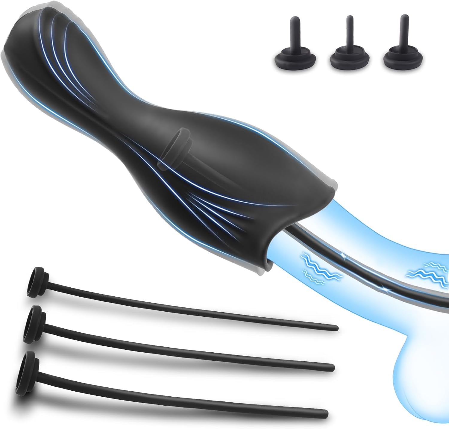 IronCore Male Penis Vibrator Urethral Trainer Kit - SinfulX - Personal Care > Sexual Wellness > Penis Plug