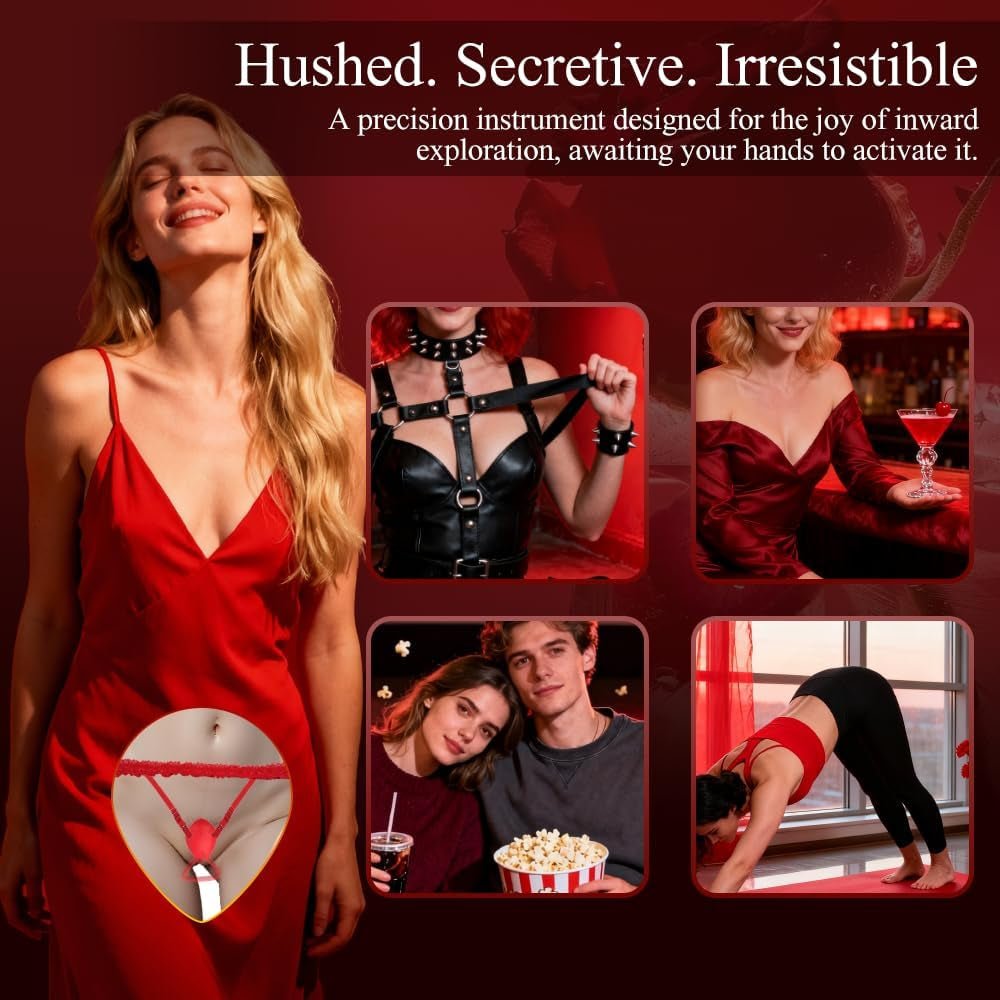 BloomDrive Cock Ring Clit Stimulator G - Spot Wearable 9 Modes - SinfulX - Personal Care > Sexual Wellness > Couples Cock Ring
