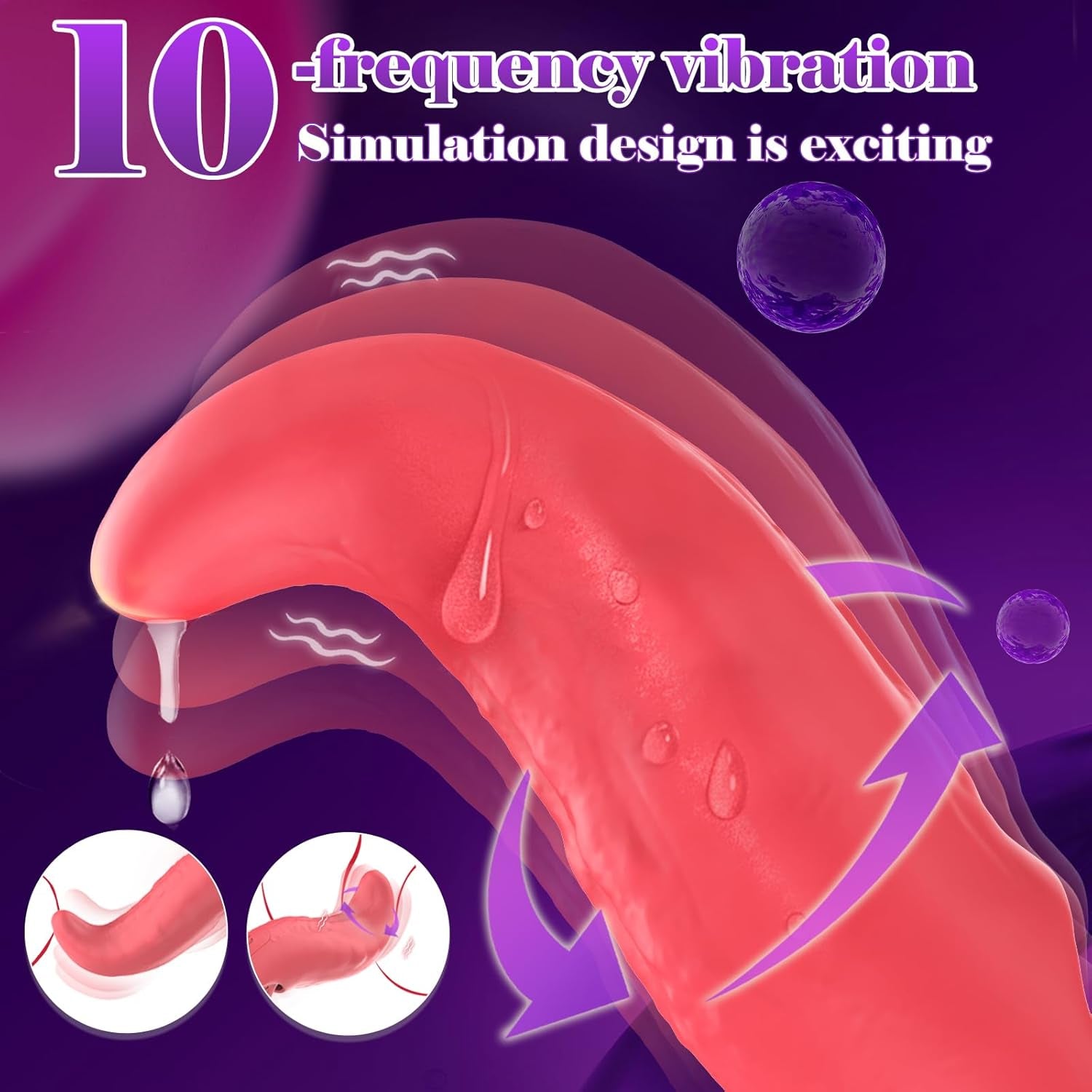 VelixTongue Finger Vibrator Tongue Design 10 Modes USB - SinfulX - Personal Care > Sexual Wellness > Finger Vibrator