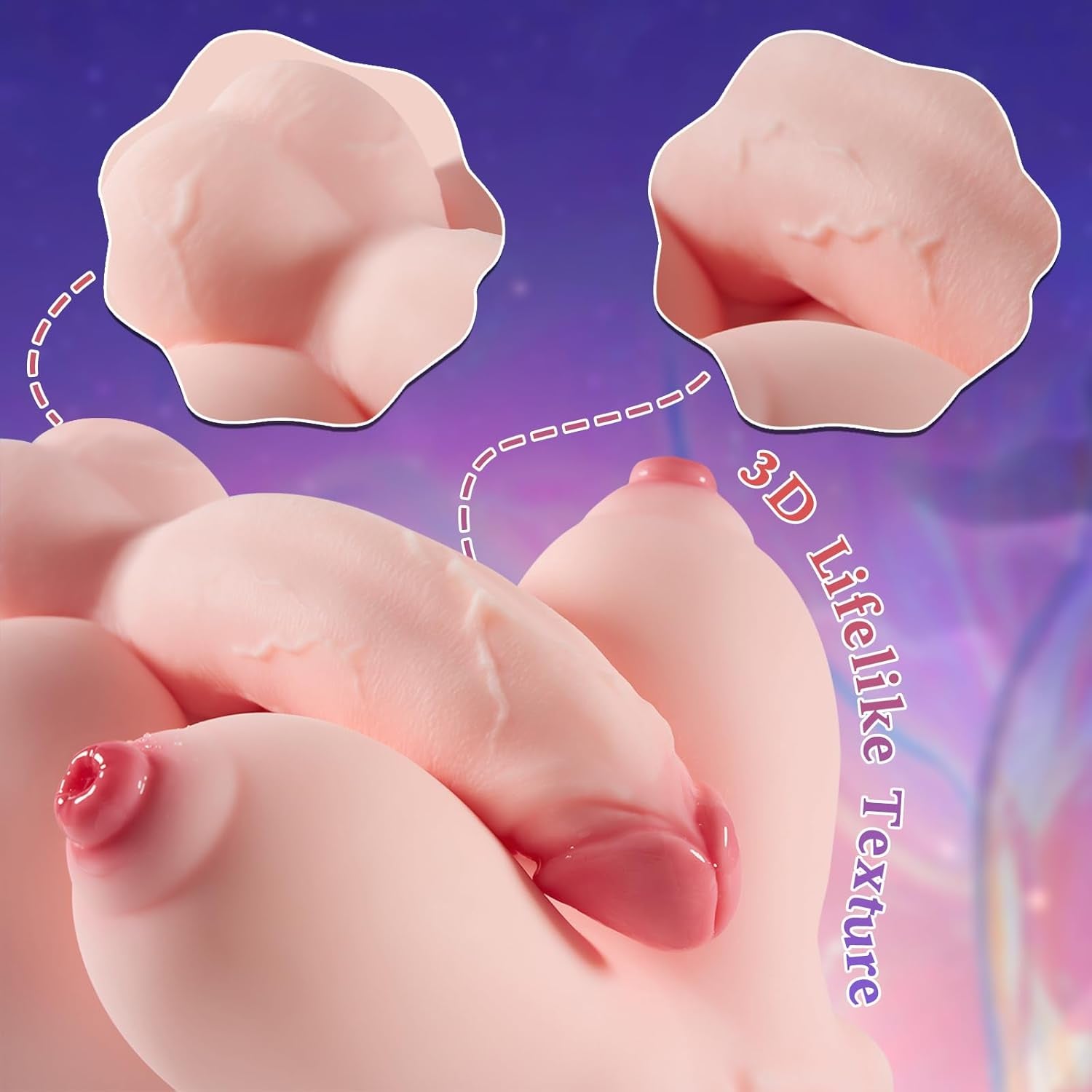 20.67LB Shemale Sex Doll Torso Futa Sex Toys Large with 5 Holes, 5 in 1 Trans Gay Sex Doll Male Masturbator with Penetrable Big Torso Dildo Pussy, Realistic Shemale Sex Torso Adult Toys for Men - SinfulX - 