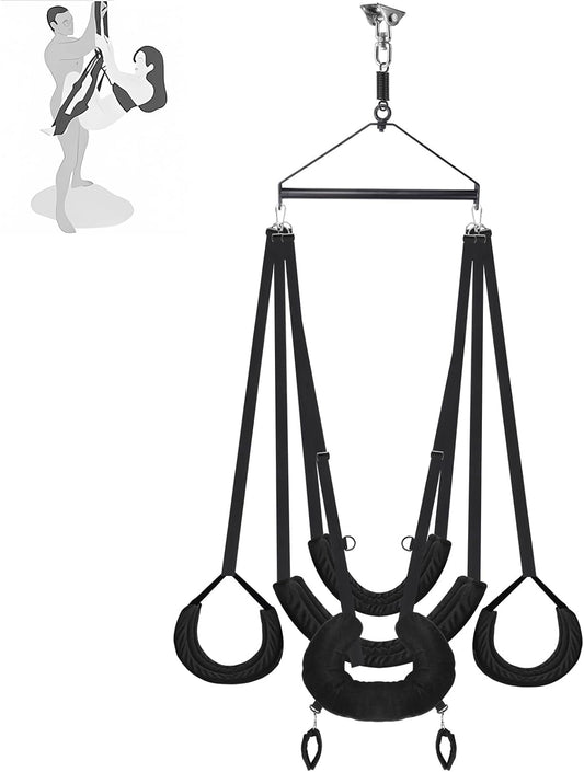 OrbitraX 360° Ceiling Sex Swing Wide Cushion - SinfulX - Personal Care > Sexual Wellness > Sex Swing