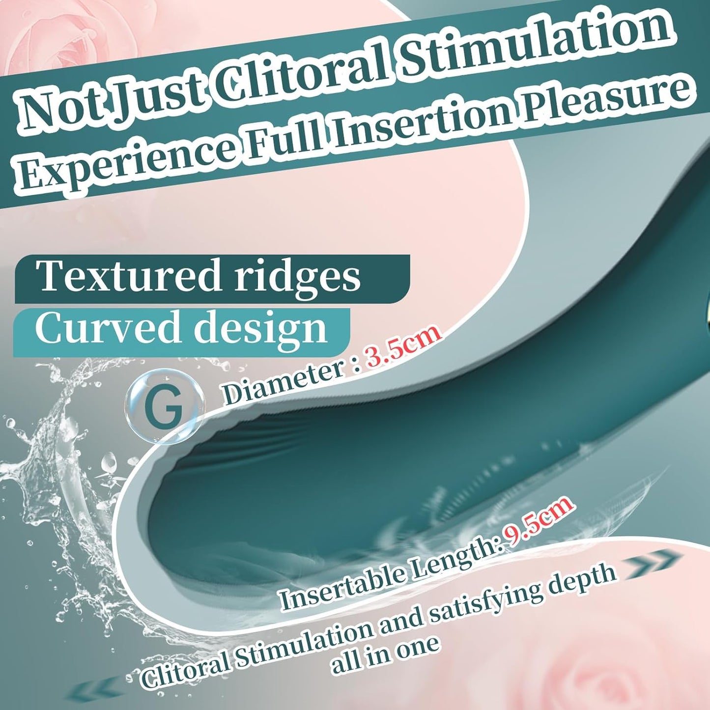 3 Seconds to Squirt - Clitoral Vibrator Sex Toys for Women Female Squirting Vibrators Clit G - Spot Dildo Nipple Stimulator Anal Vibe - High Frequency Personal Massager Wand Adult Sensory (Royal Green) - SinfulX - 