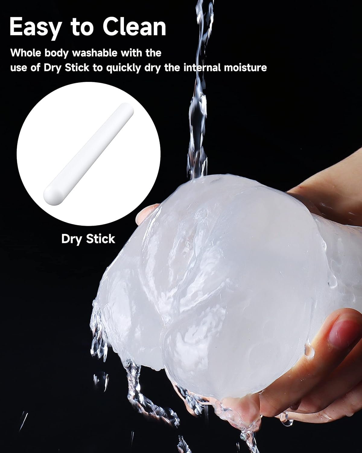 TrinityTouch Realistic Transparent Pleasure Doll Masturbator - SinfulX - 