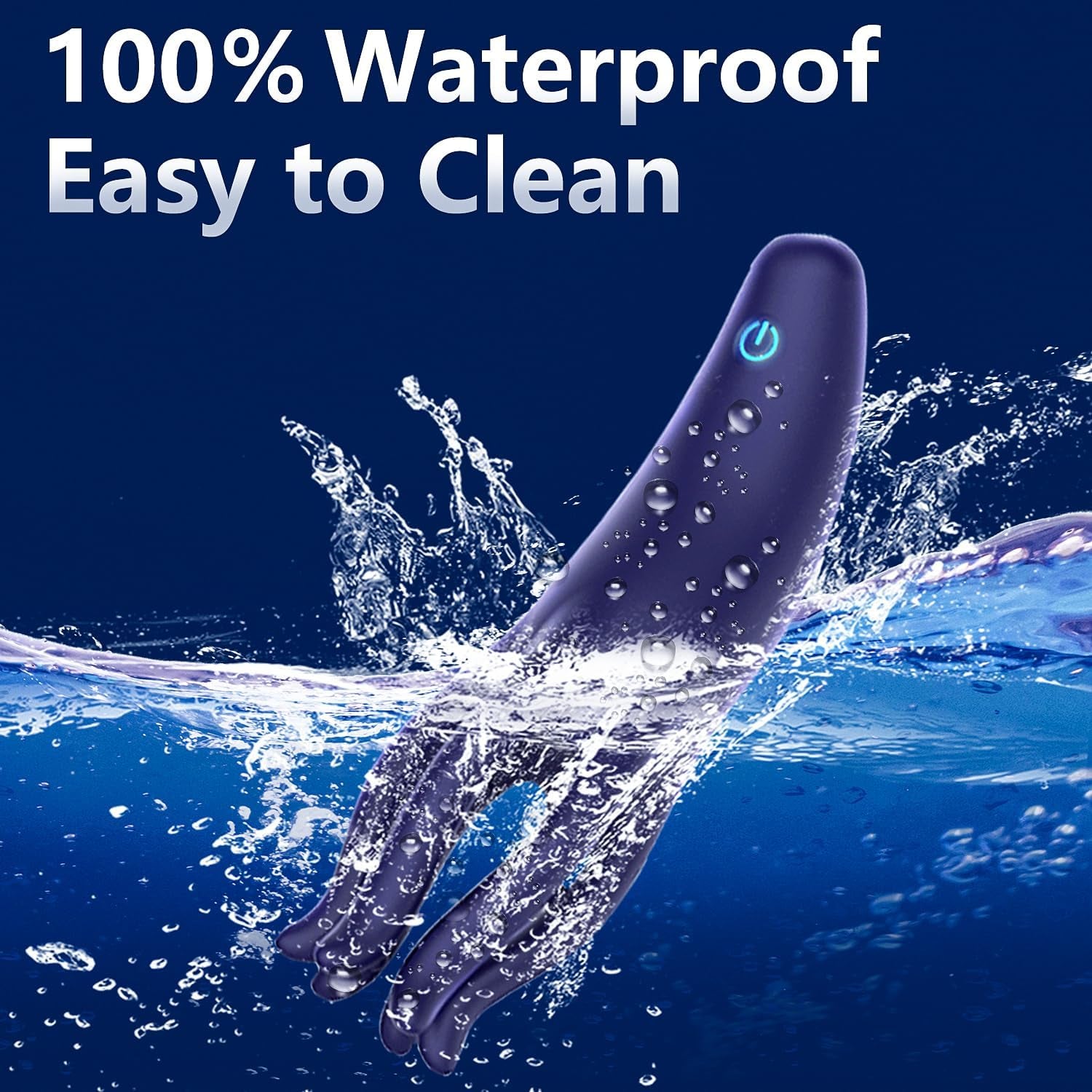 Male Penis Vibrator Sex Toys, Male Masturbator with 10 Vibrating Modes, 6 Tentacles 360° Wrapping Vibrating for Penis Glans Clit Nipple Stimulation, Adult Sex Toy for Men Women Couples - SinfulX - 