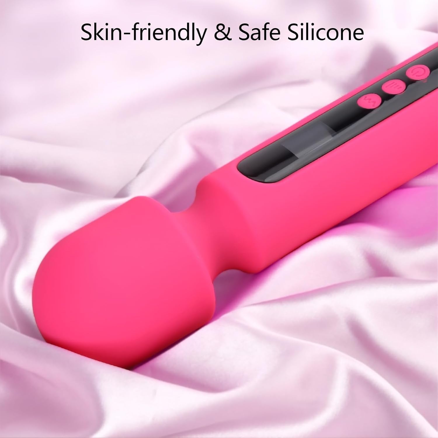 RoseCommand 12" Wand Vibrator LCD Display 10 Modes Waterproof - SinfulX - Personal Care > Sexual Wellness > Wand Vibrator