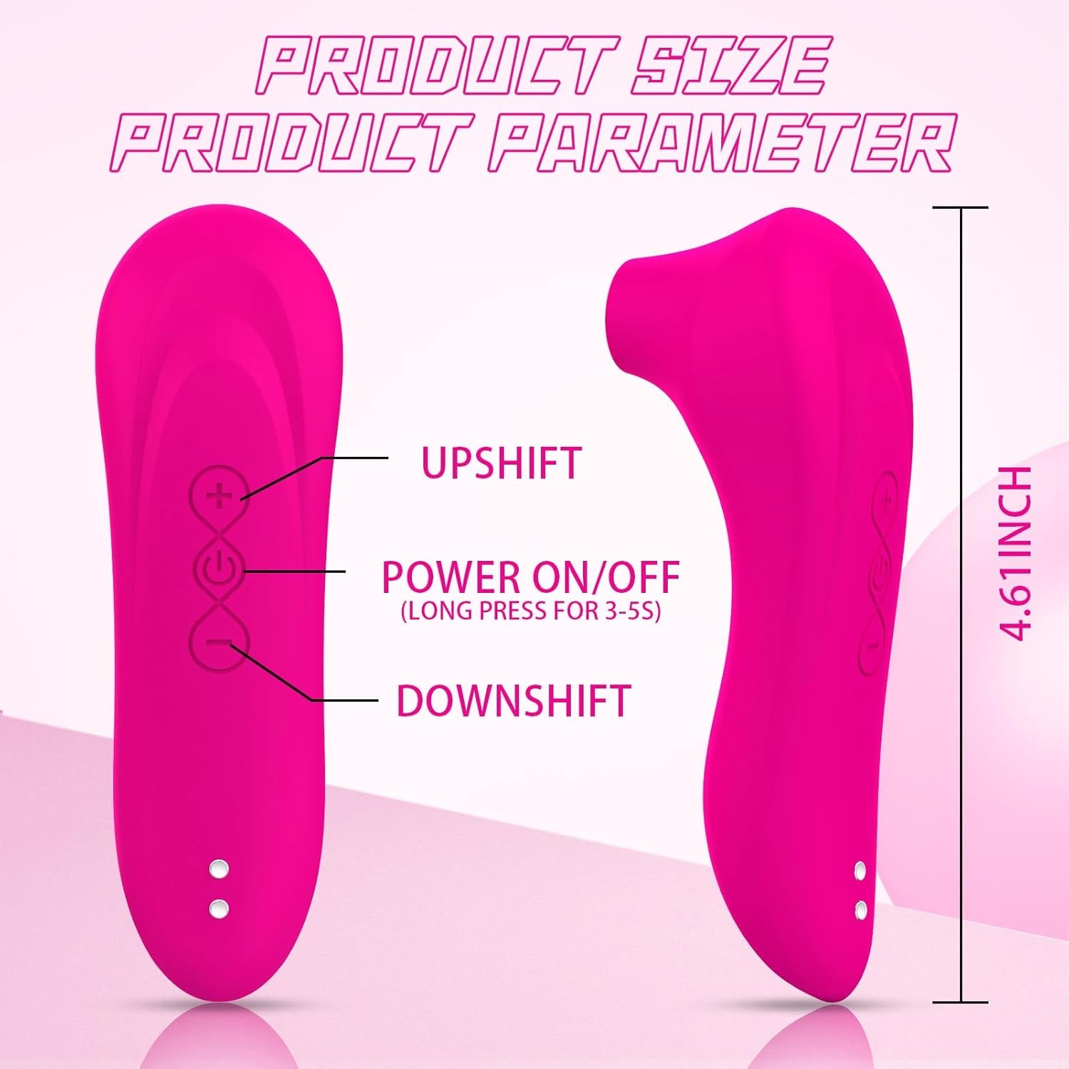 Sucking Vibrator Rose Sex Toy Adult Toys, Clitoral G Spot Vibrators Sex Toys Vibrator Clit, Clit Stimulation Sex Novelties with 10 Licking & Vibrating, Clitoral Stimulator for Women Couple