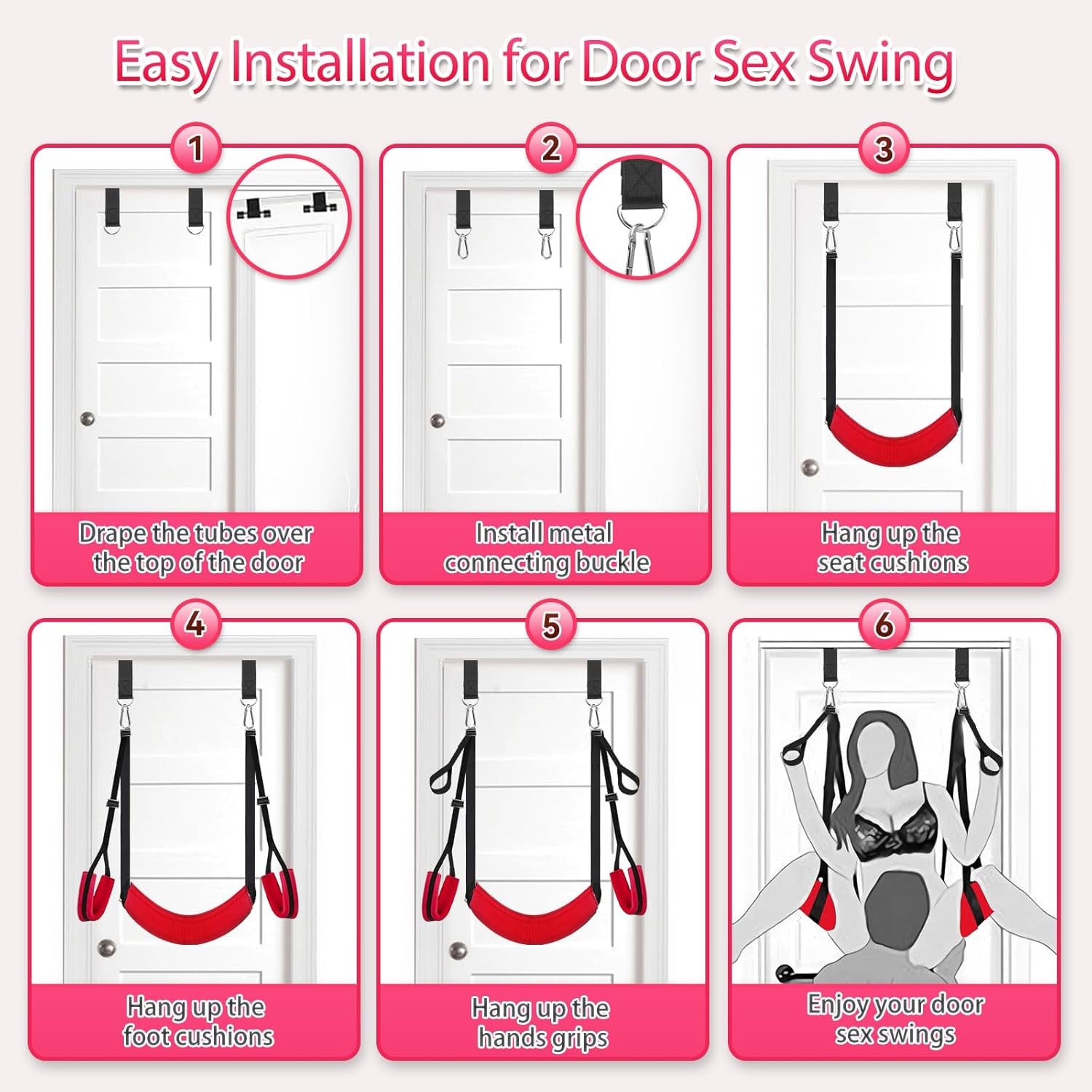 AeroSpin 360° Adjustable Premium Sex Swing - SinfulX - 