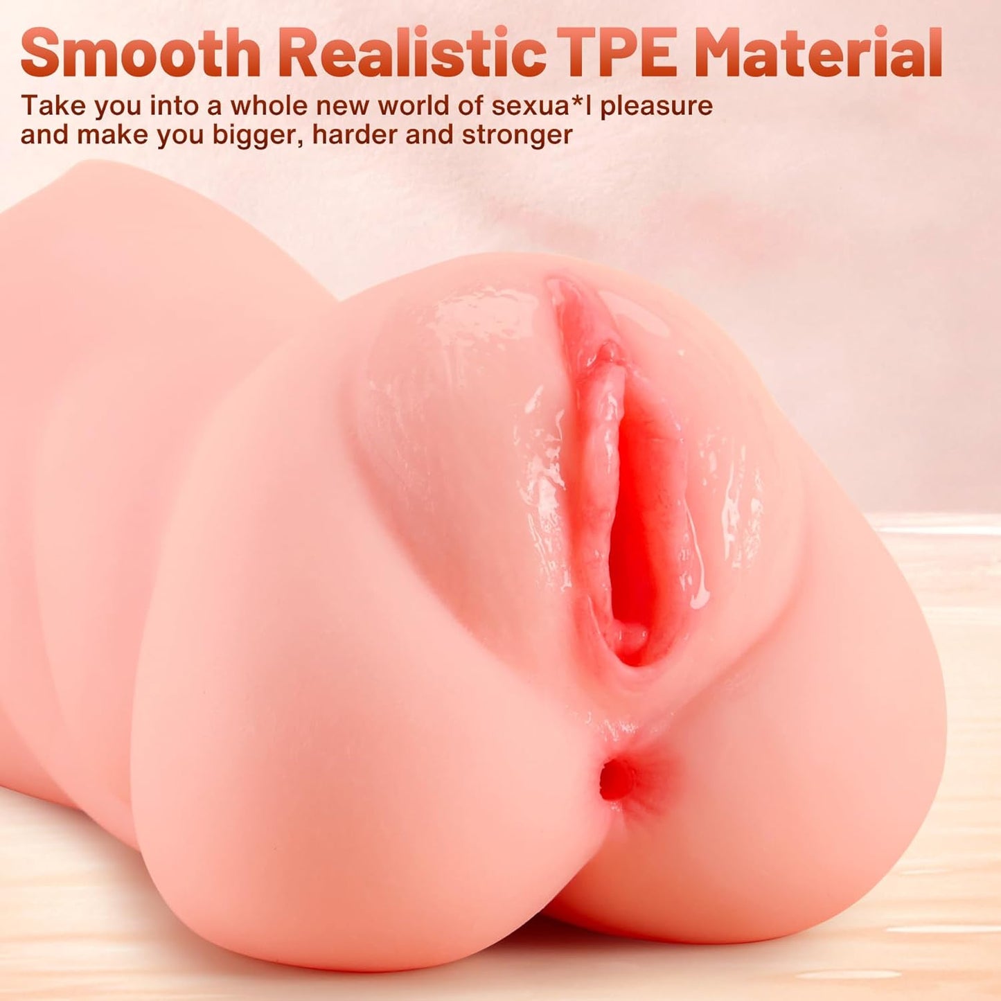 3 in 1 Male Masturbators, Sex Toys for Men, Adult Men'S with 8.6In Sleeve, Double Side Pocket Toy with Realistic 3D Texture, Male Sex Toys for Masturbator - SinfulX - 