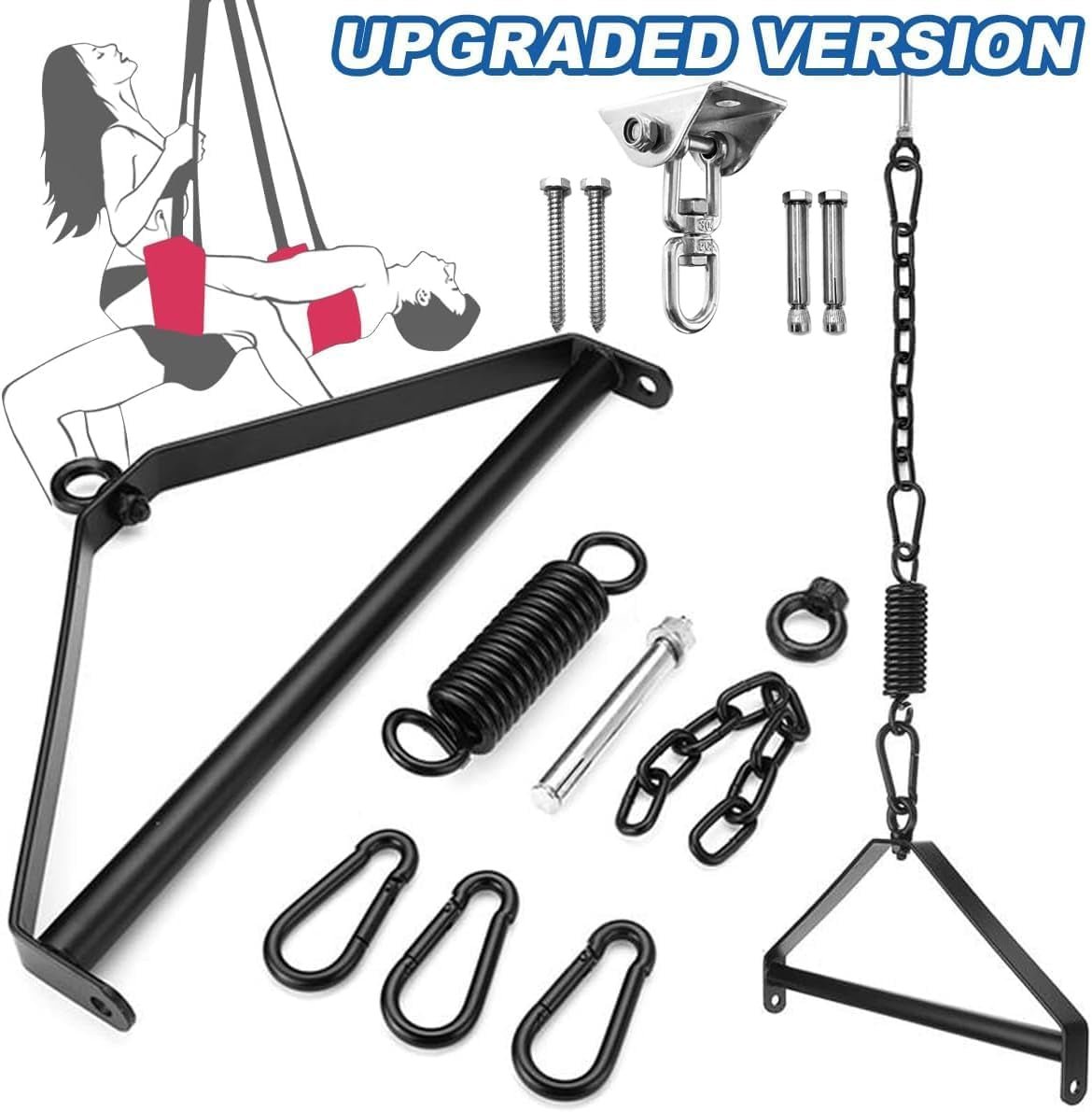 VireliX 360° Door Sex Swing Wide Seat 400lb - SinfulX - Personal Care > Sexual Wellness > Sex Swing