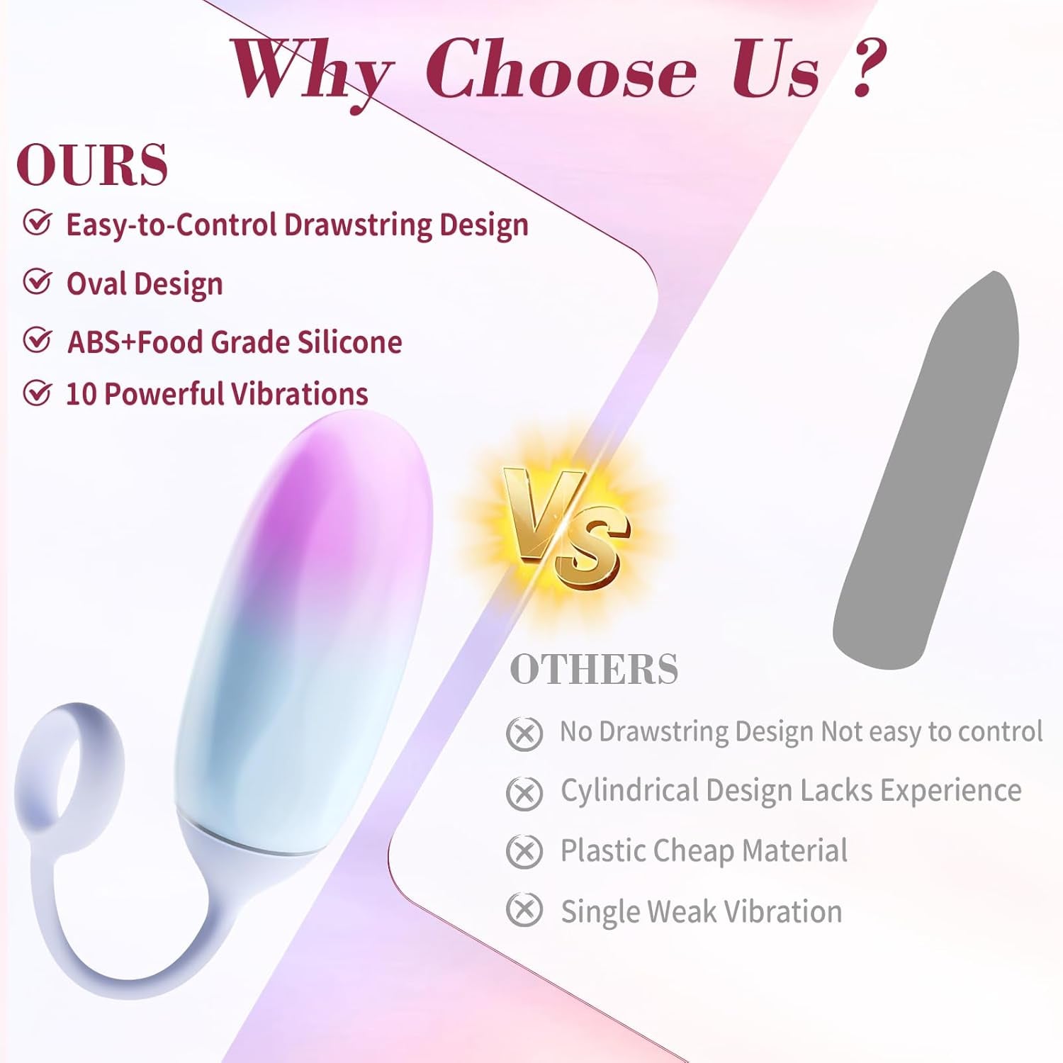 GradientPulse App Remote Vibrating Egg Bullet Waterproof Quiet - SinfulX - Personal Care > Sexual Wellness > Bullet Vibrator