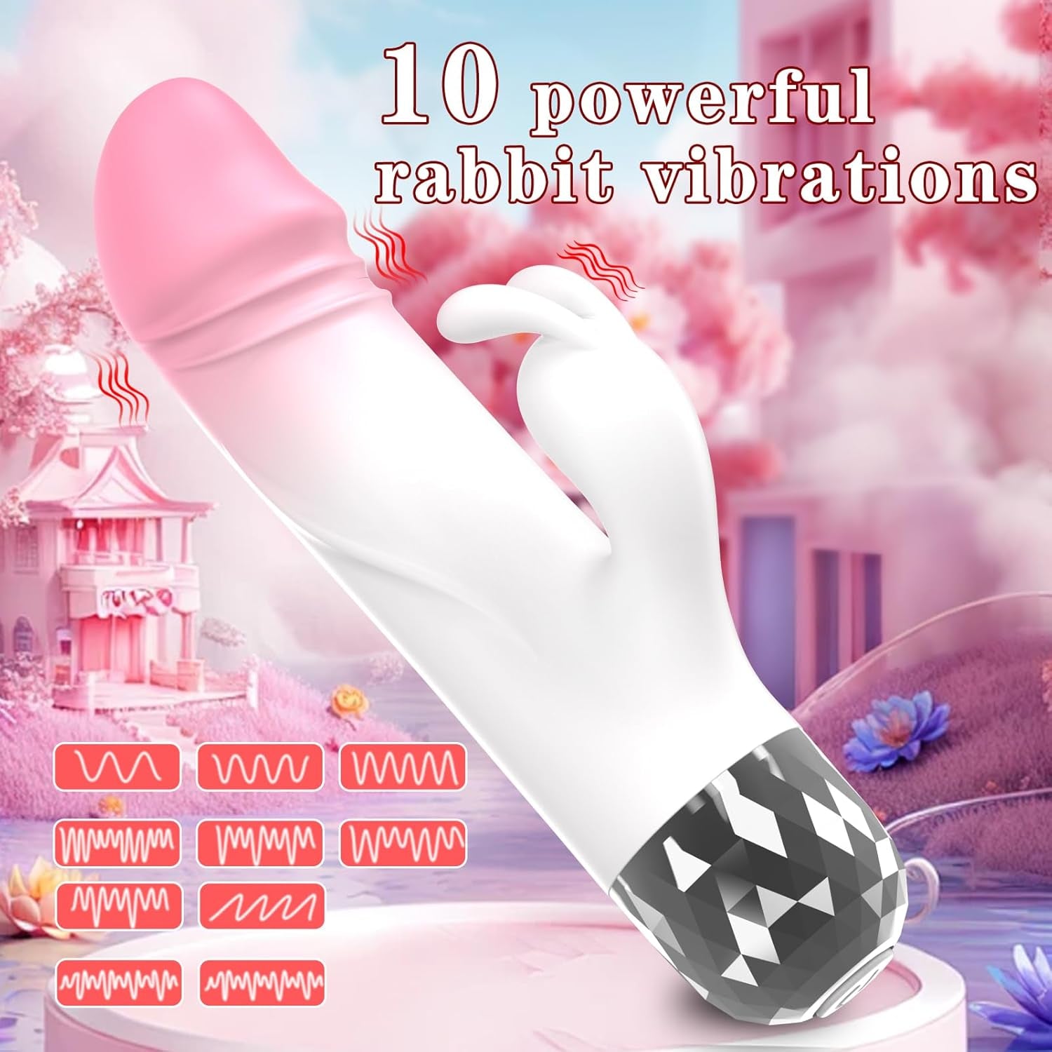 Mini G Spot Vibrator Dildo Sex Toys - Realistic Mini Bullet Vibrators with 9 Powerful Vibrations, Adult Female Sex Toy for G Spot Clitoral Nipple Clitoral Stimulation for Women - SinfulX - 