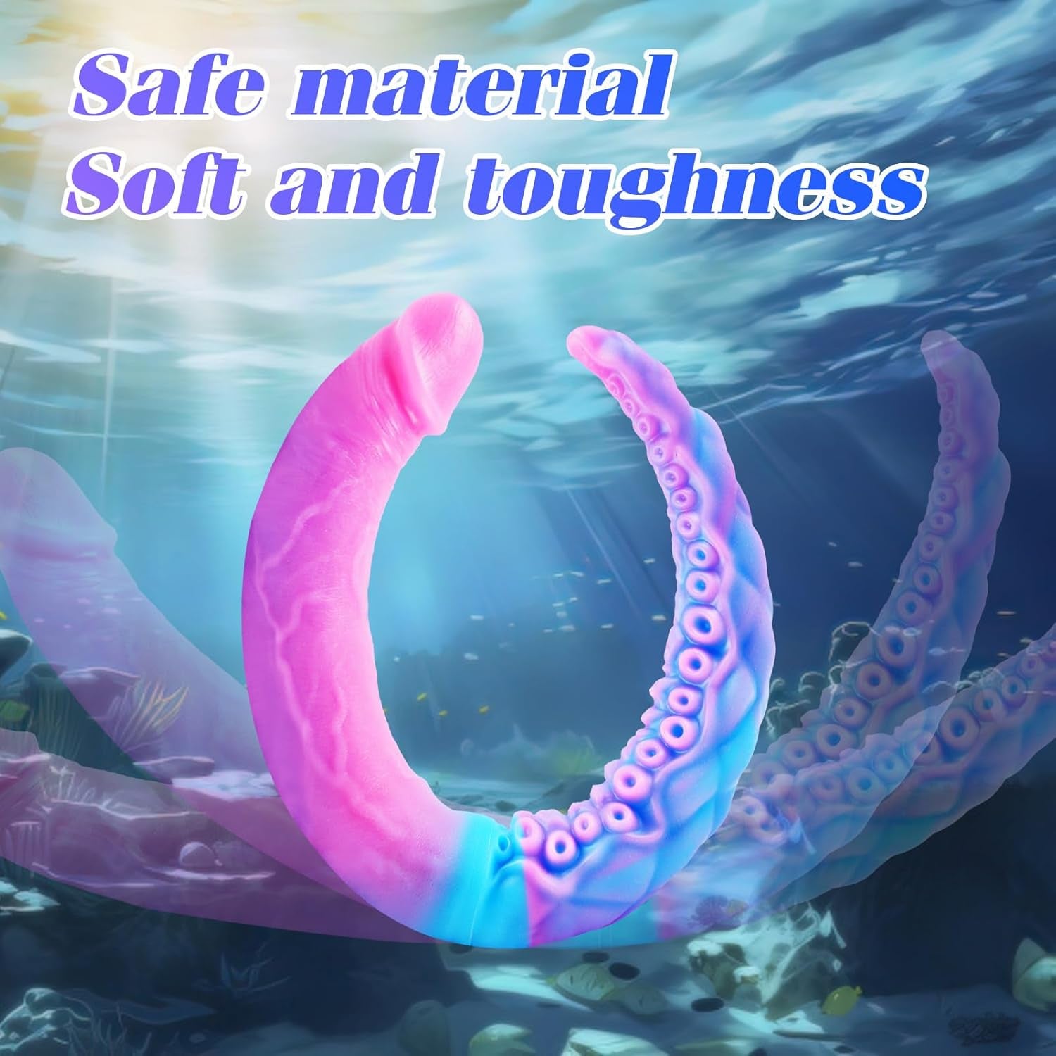 20.5" Double - Headed Tentacle Realistic Dildo,Huge Silicone Double Sided Dildo, Fantasy Octopus Giant Lifelike Penis,Long Thick Dual - Ended Monster Shaft for Vaginal/Anal,Lesbian & Gay Sex Toy - SinfulX - 