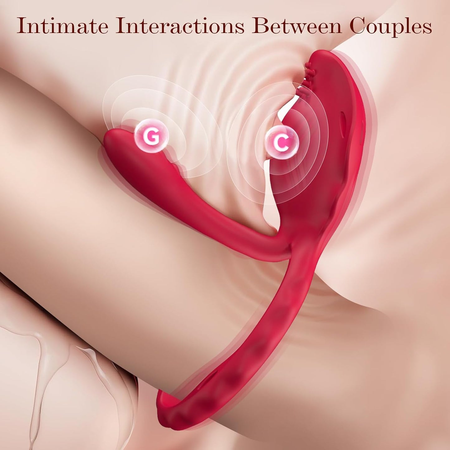 Vibrating Panties Nipple Clamps Vibrator - Couples Sex Toys Vibrators Remote Control Vibrator Rose Sex Toy Vibrating Cock Ring with 10 Vibration Modes - Bondage Nipple Toys Sex Toy Adult Toys