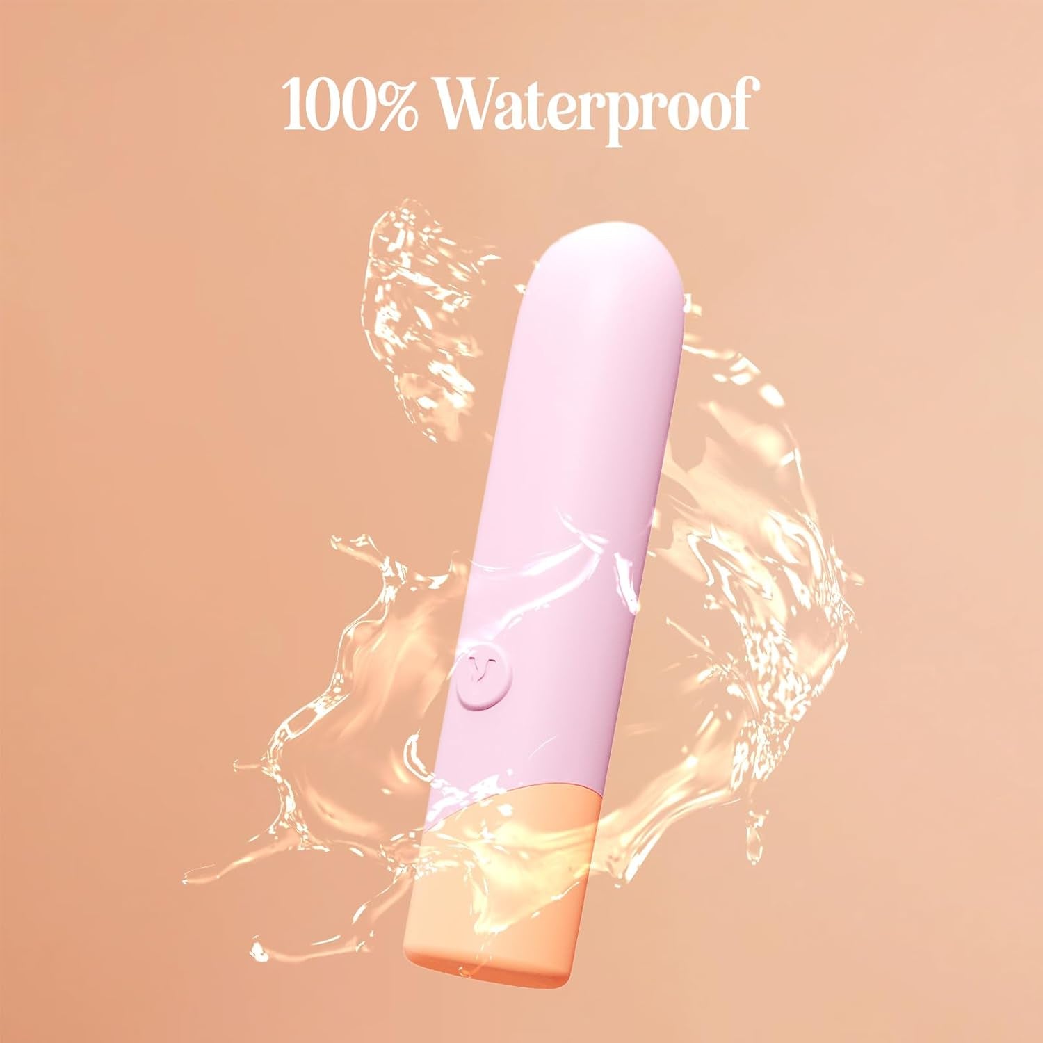 PeachLuxe Mini Bullet Vibrator Waterproof Quiet Rechargeable - SinfulX - Personal Care > Sexual Wellness > Bullet Vibrator