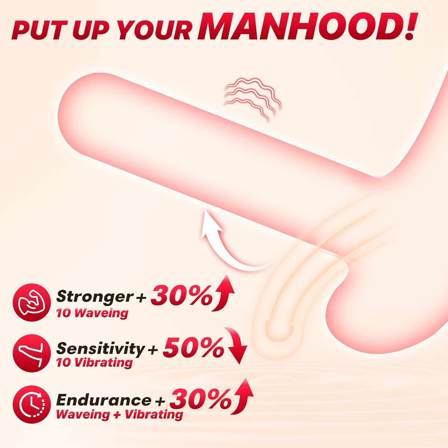 Male Sex Toys for Men – Waving Motion Male Maturbator, Hollow Out Design Male Sex Toy with AI APP for 10 Waving & 10 Vibrating in 3 Motors for 360° Blowjob Stroker Vibrator, Adult Sex Toy for Gay Men - SinfulX - 