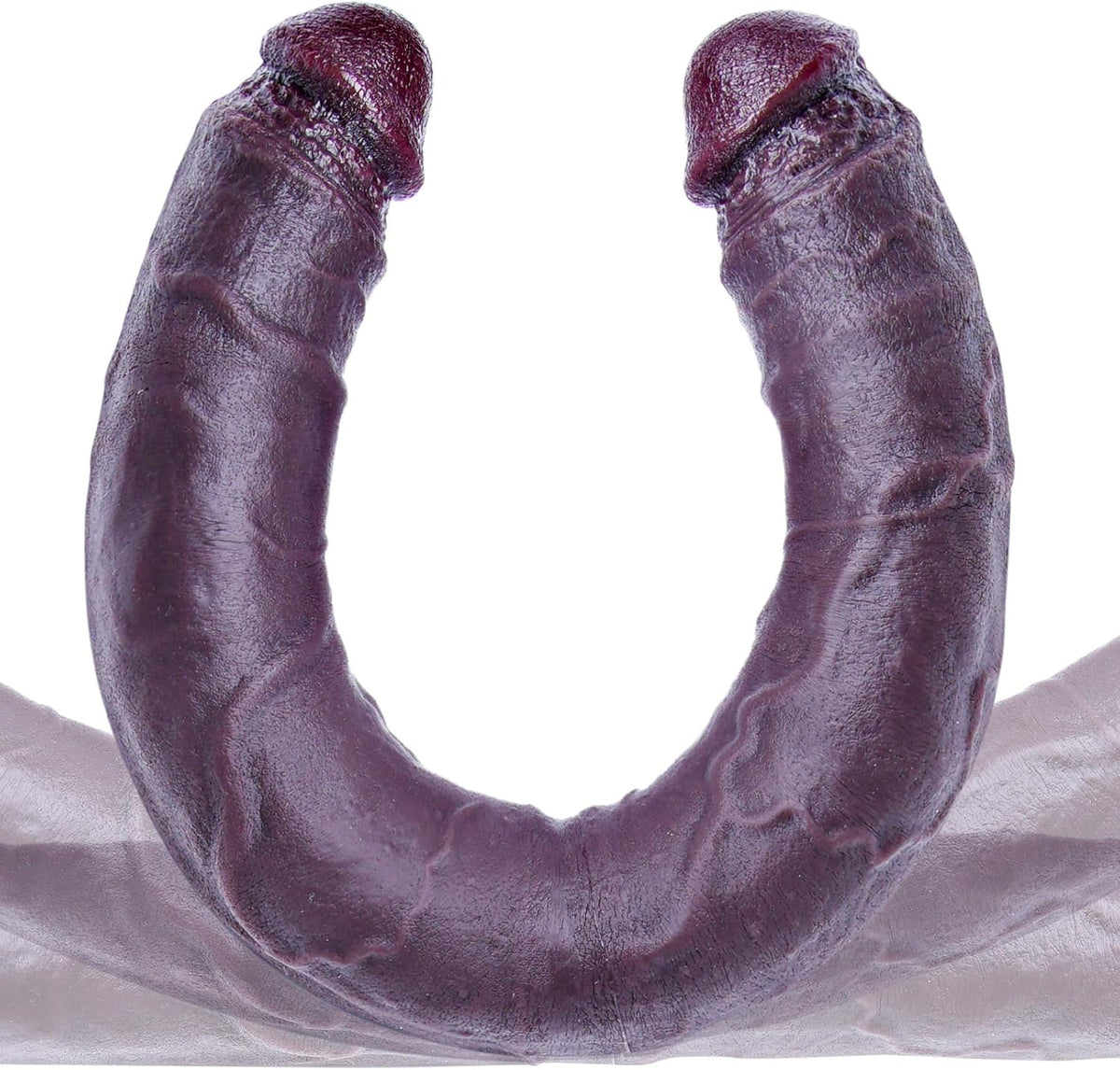 Giant 24.4 * 2.2" Double Sided Black Realistic Dildo, Silicone Huge Double Headed Thick Anal Dildos,Extra Large XXL Lesbian Penis G Spot Wide Dual Penis,Fat Toy Suitable for Male and Female Couples - SinfulX - 