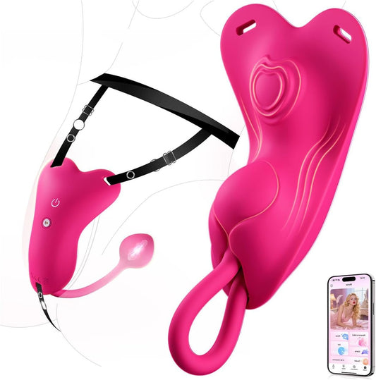 RoseSync Rose Wearable Panty Vibrator APP 10 Modes - SinfulX - Personal Care > Sexual Wellness > Panty Vibrator