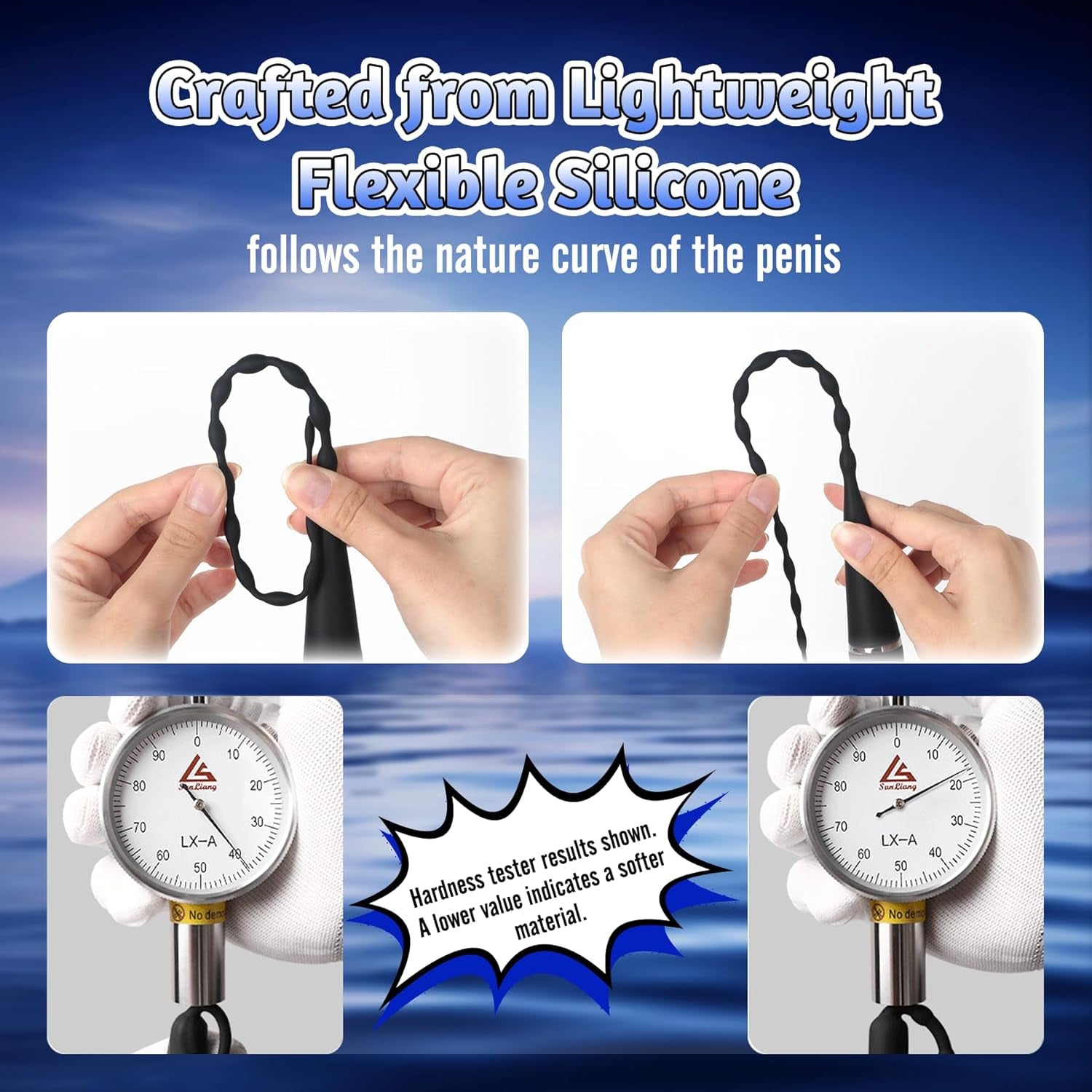 VantaRod Vibrating Urethral Sound Rod 10 Modes - SinfulX - Personal Care > Sexual Wellness > Penis Plug