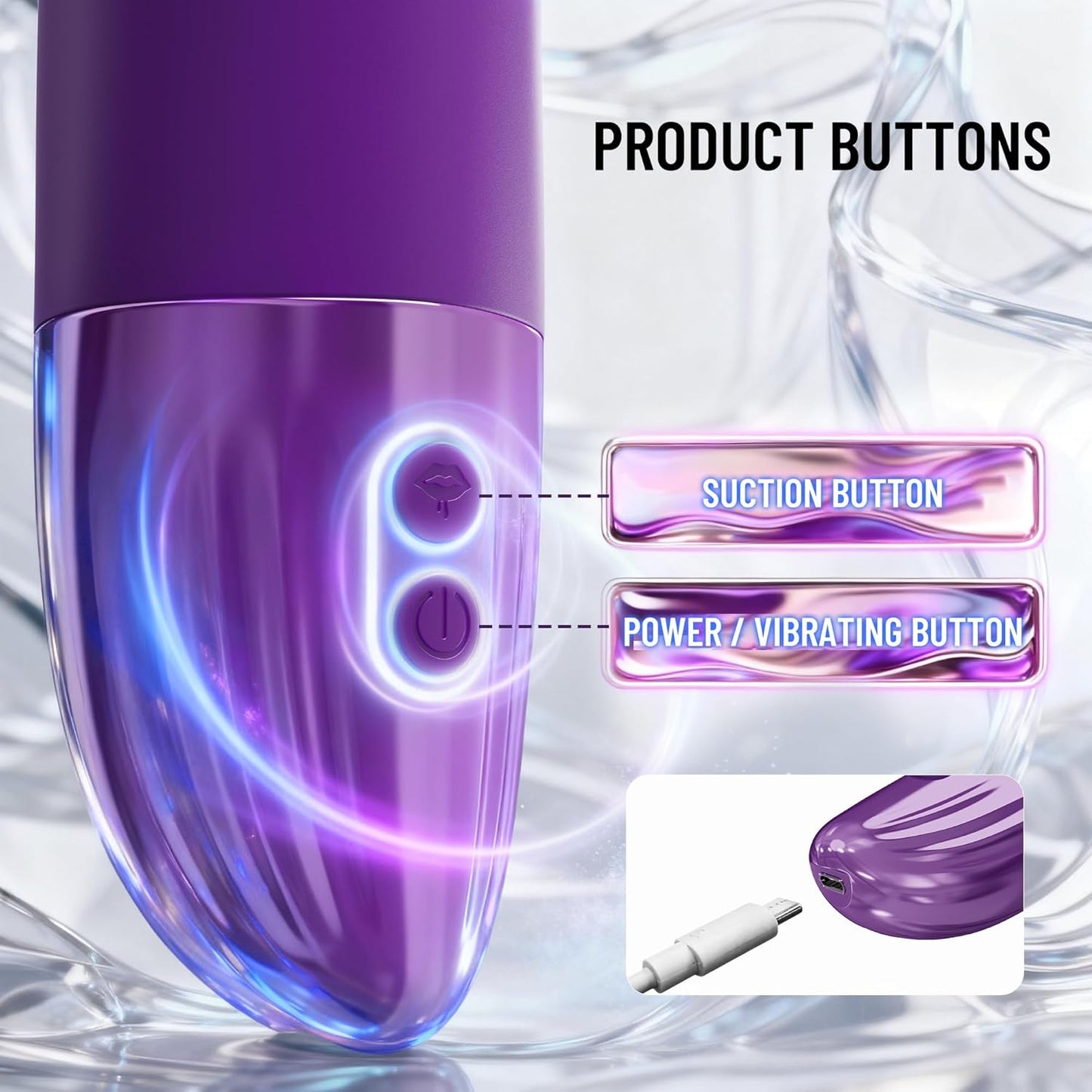 VantaSuction Sucking Male Masturbator 5 Suction 10 Vibration - SinfulX - Personal Care > Sexual Wellness > Male Suction Vibrator