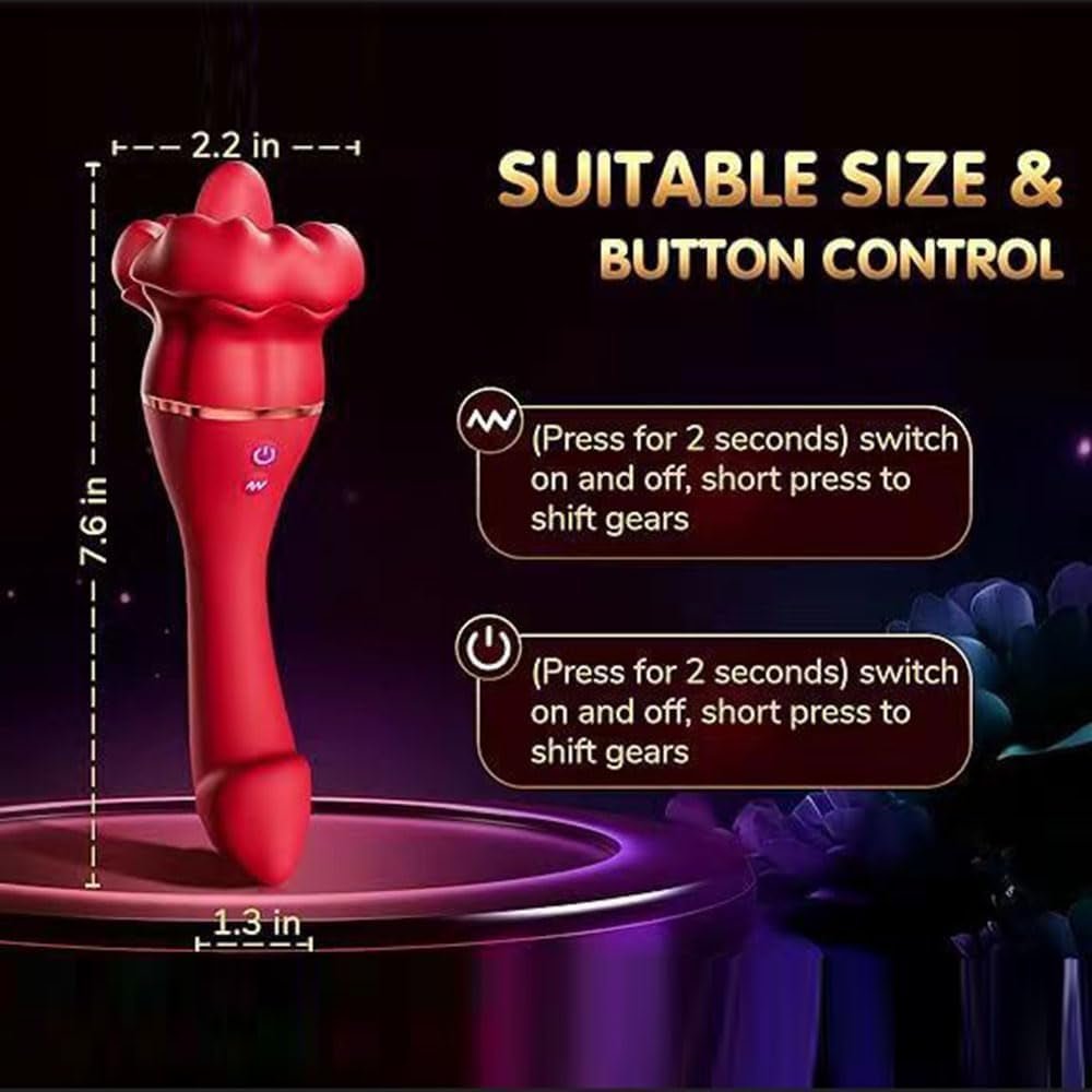 VelixaMouth Tongue Vibrator 20 Modes Clit Stimulator Toy - SinfulX - Personal Care > Sexual Wellness > Tongue Vibrator