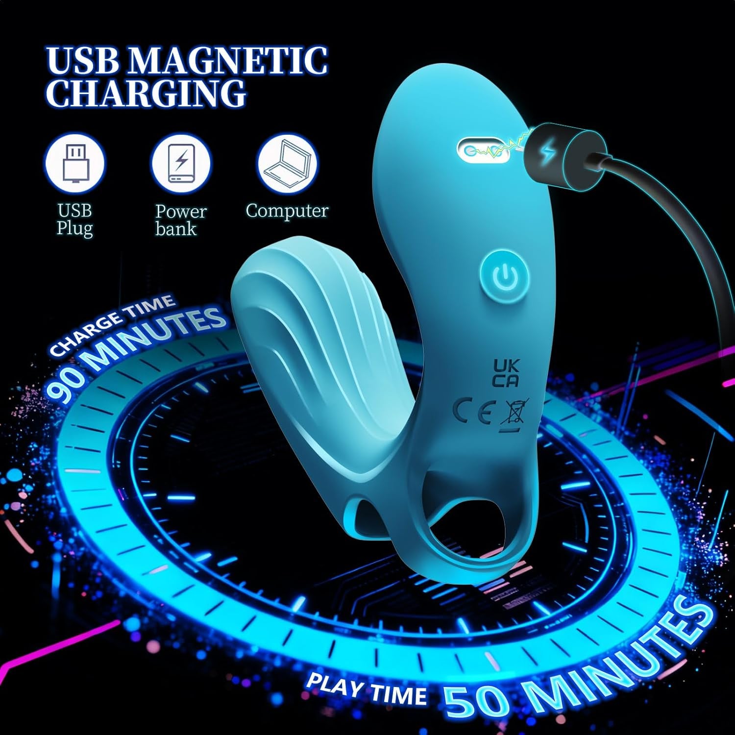 DualiX Dual Motor Finger Vibrator 10 Modes Waterproof - SinfulX - Personal Care > Sexual Wellness > Finger Vibrator