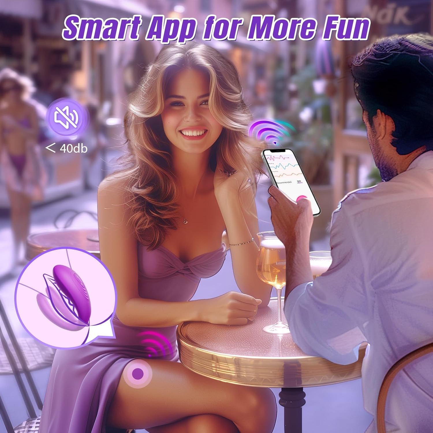 DualPulse Double - Ended Wearable Vibrator 3 Motors - SinfulX - Personal Care > Sexual Wellness > Panty Vibrator
