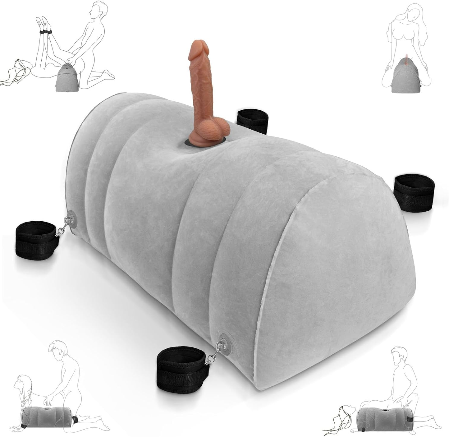 SinSaddle Inflatable Dildo Mount BDSM  Sex Pillow
