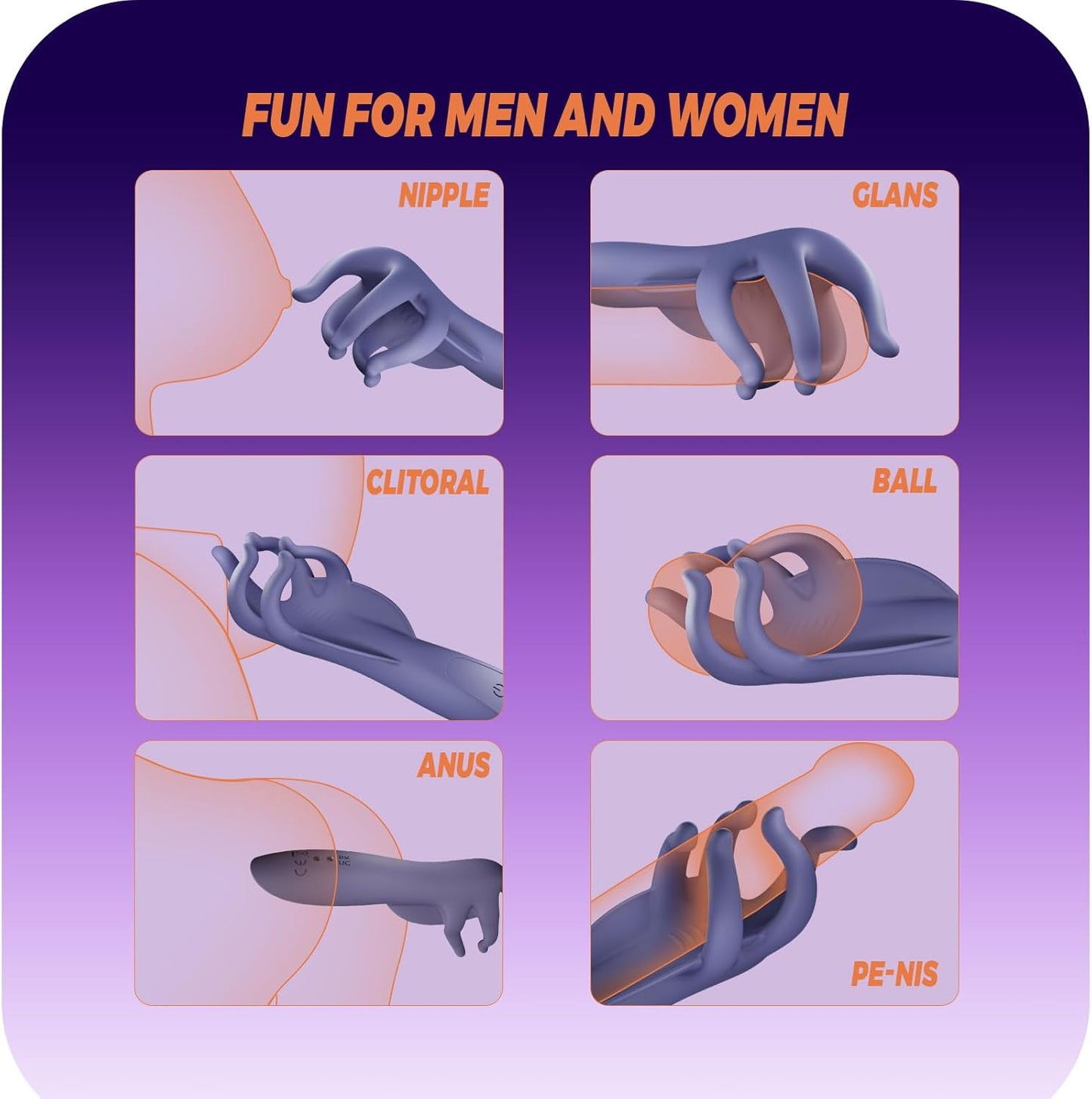 ThrobWave Ergonomic Penis Trainer Glans Stimulator - SinfulX