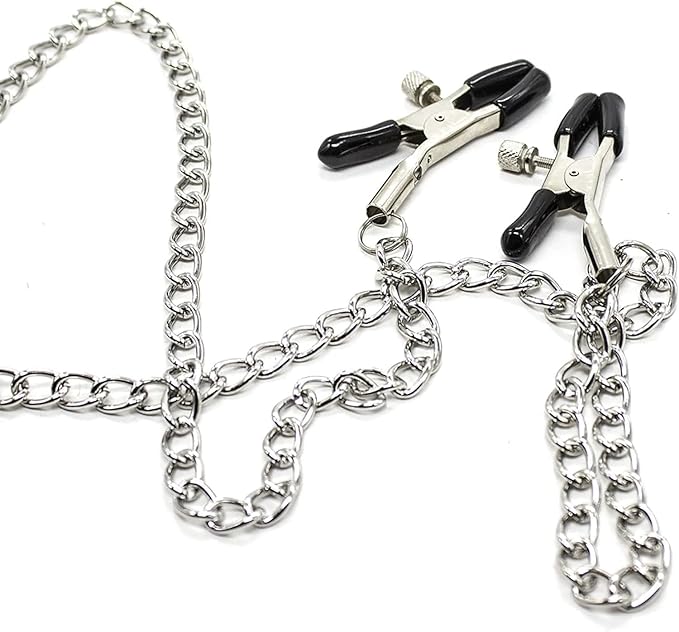 SensationBalance BDSM Nipple Clamps Penis Cage - SinfulX