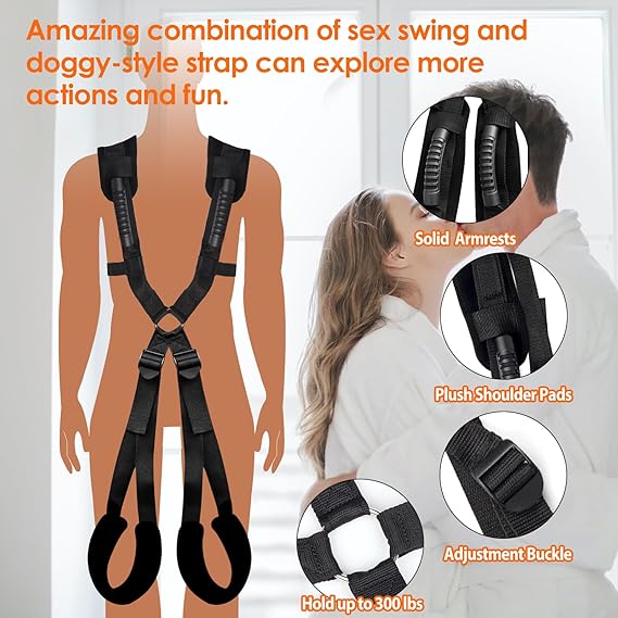 TetheredTensions Premium BDSM Bondage Restraints Sex Sling - SinfulX