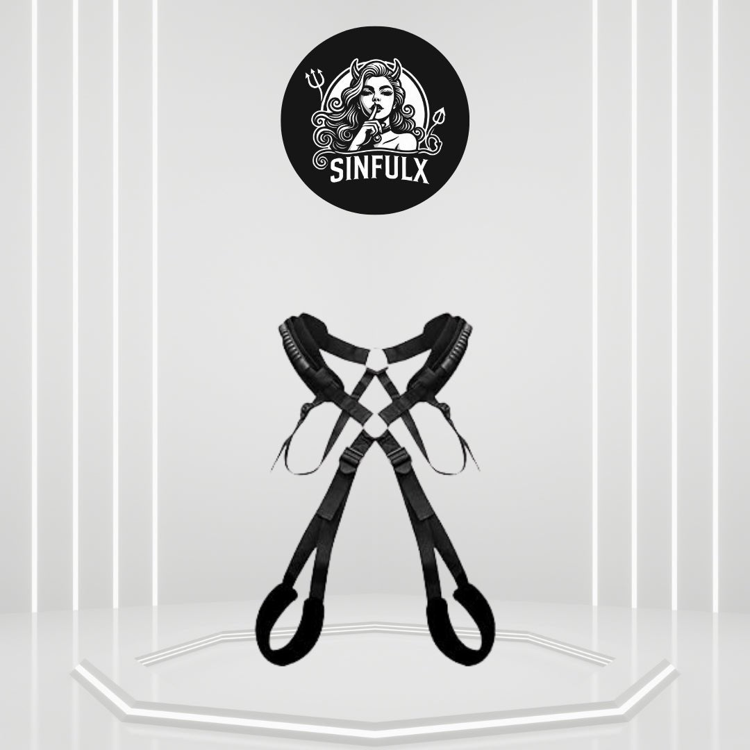 TetheredTensions Premium BDSM Bondage Restraints Sex Sling - SinfulX