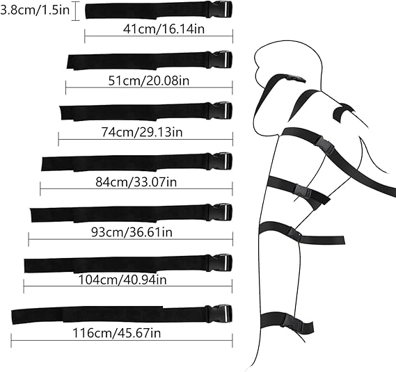SecureFit BDSM Buckle Bondage Kit - SinfulX