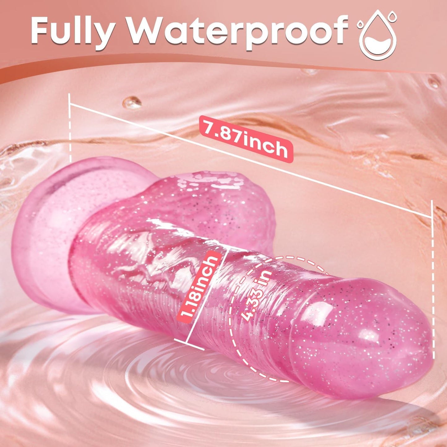 PleasureReach 7.9 - Inch Realistic Dildo - SinfulX