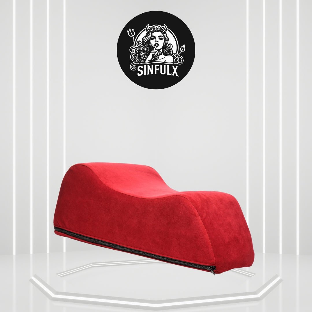 Saddle-Style BDSM Sex Sofa with Toy Pocket & Support SinfulX Saddle-Style BDSM Sex Sofa with Toy Pocket & Support SinfulX