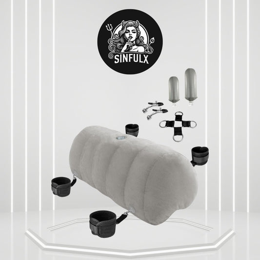 Saddle-Style BDSM Sex Sofa with Toy Pocket & Support SinfulX Saddle-Style BDSM Sex Sofa with Toy Pocket & Support SinfulX