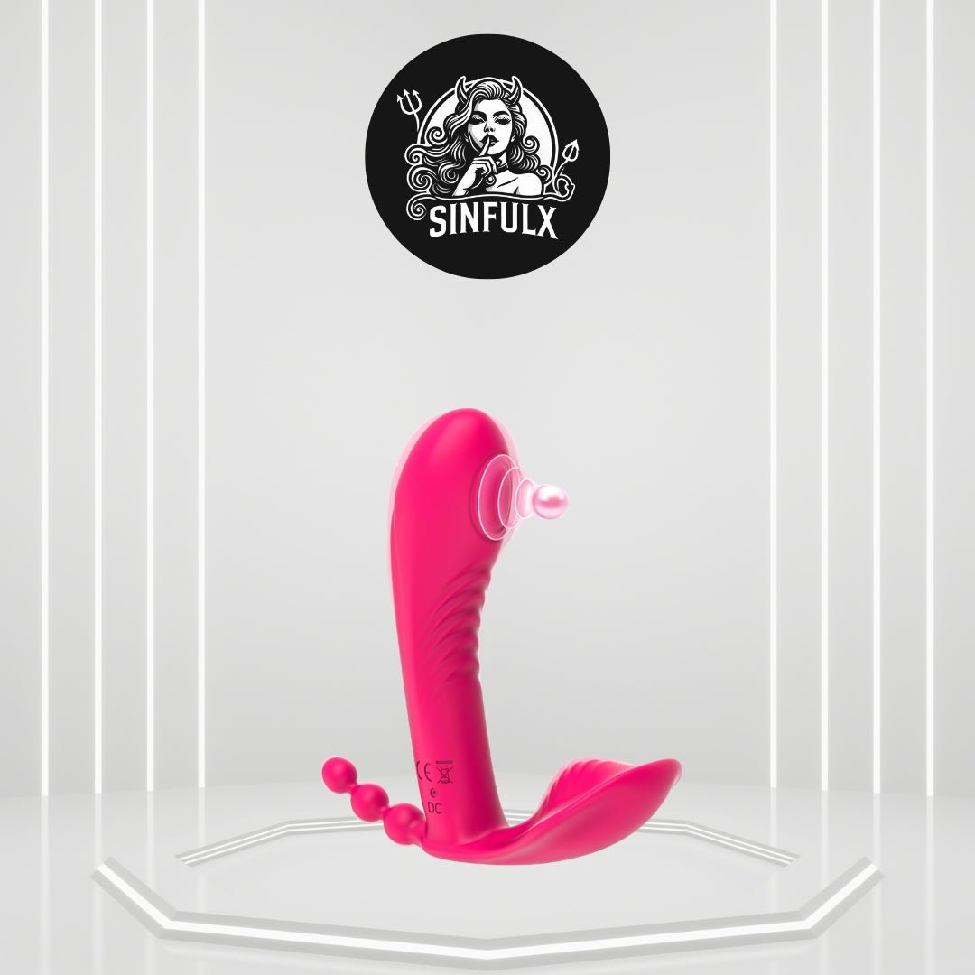 EtherealLoom Remote Control Triple Stimulation Vibrator - SinfulX