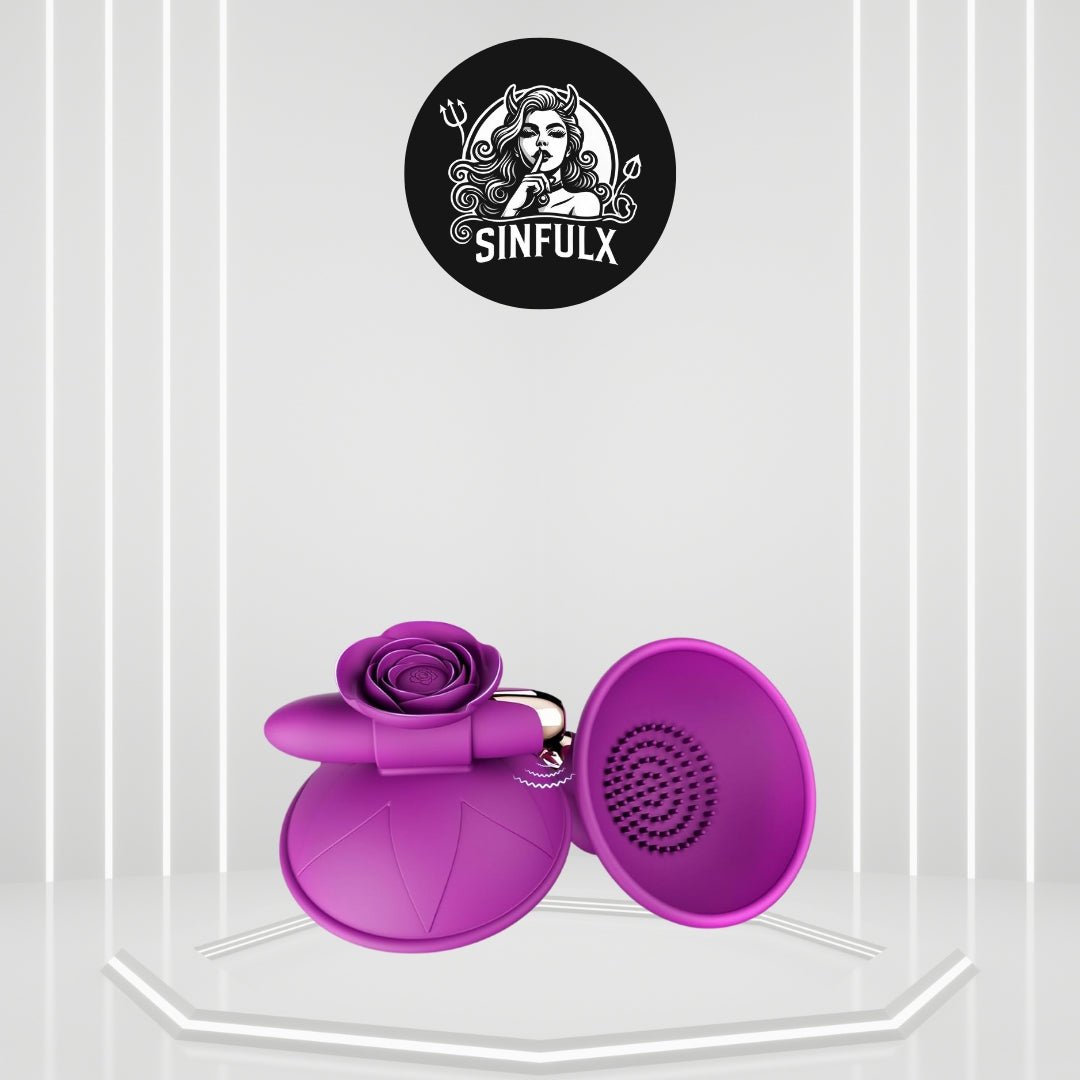 SilkenGlow Nipple Stimulation Vibrating Clamps - SinfulX